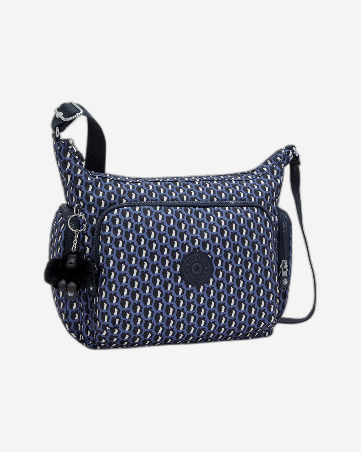 حقيبة كتف كبيرة زرقاء Kipling Gabb 3D K I6525-4JS