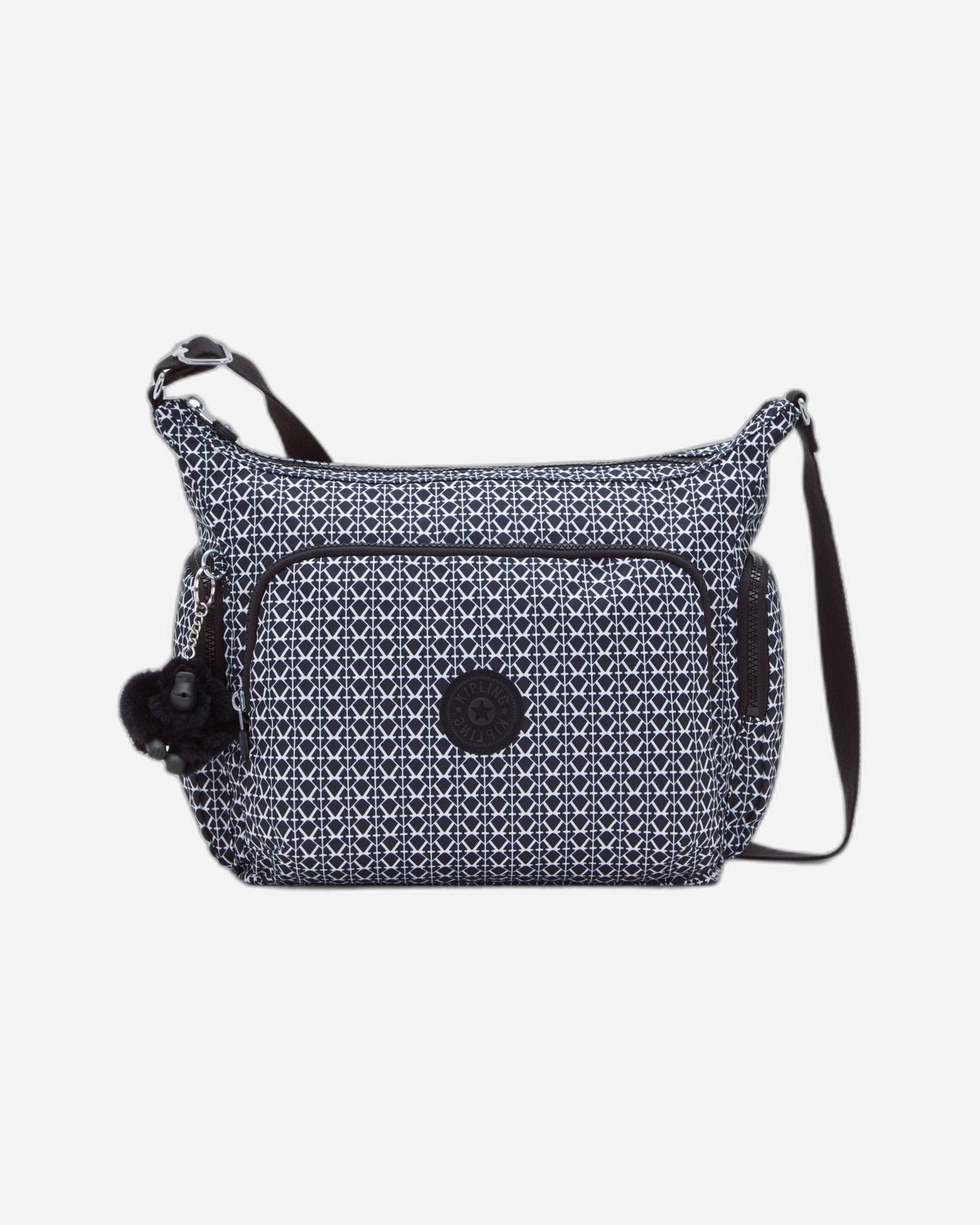 حقيبة كروس كبيرة بطبعة Kipling Gabb Signature C2I6525-DD2