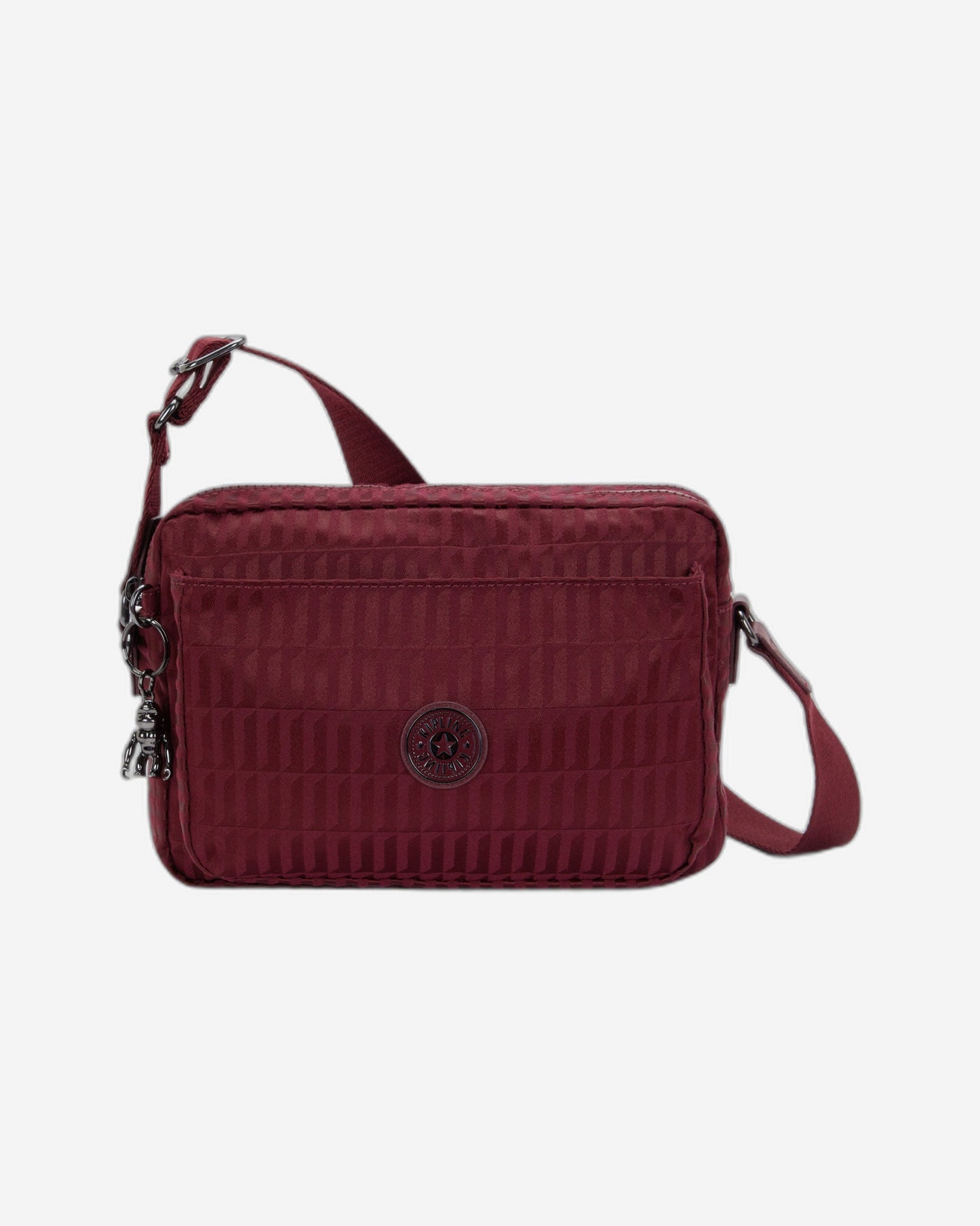 Kipling Abanu M Maroon Tile Jq حقيبة كروسبودي متوسطة I6575-9HX