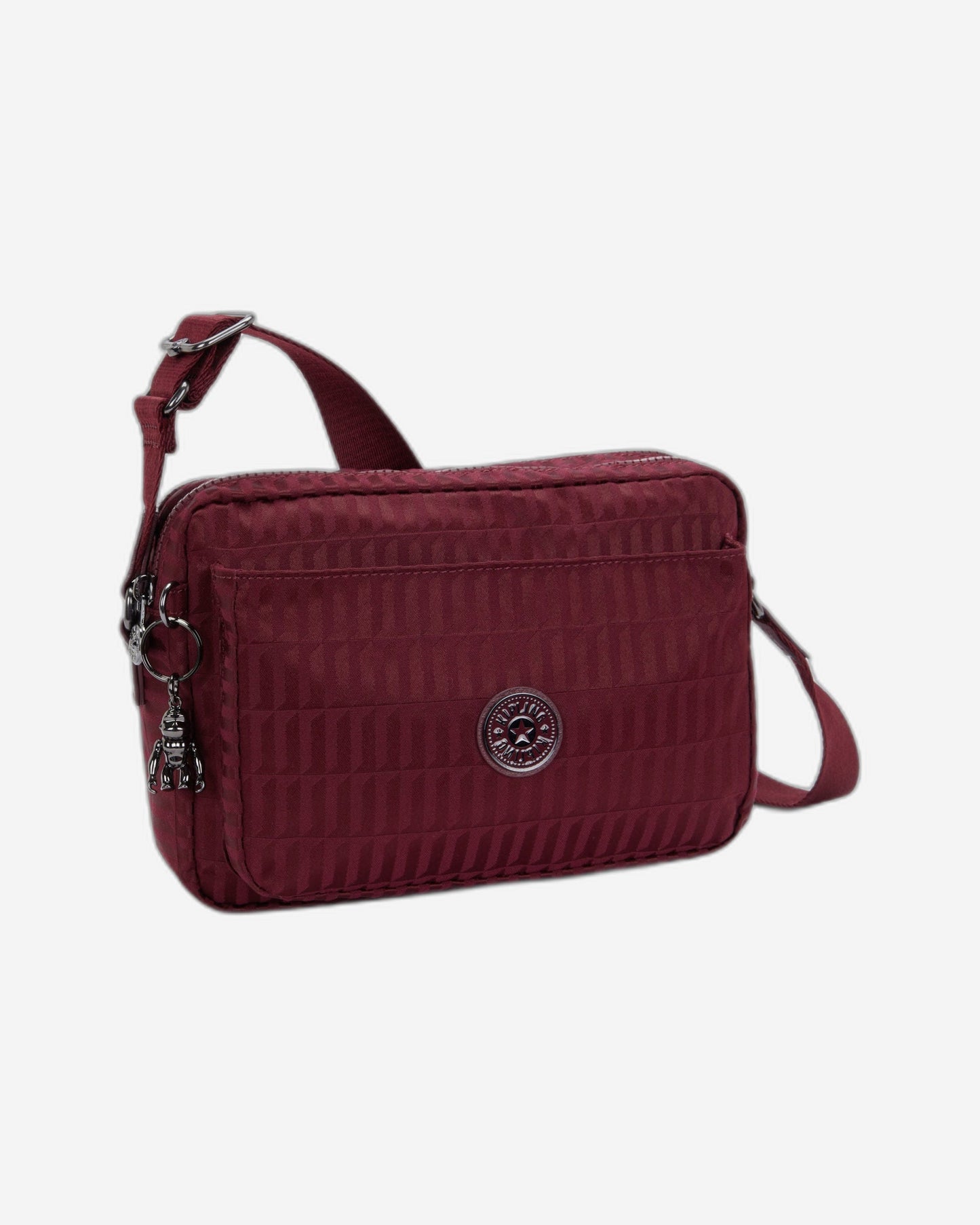 Kipling Abanu M Maroon Tile Jq حقيبة كروسبودي متوسطة I6575-9HX