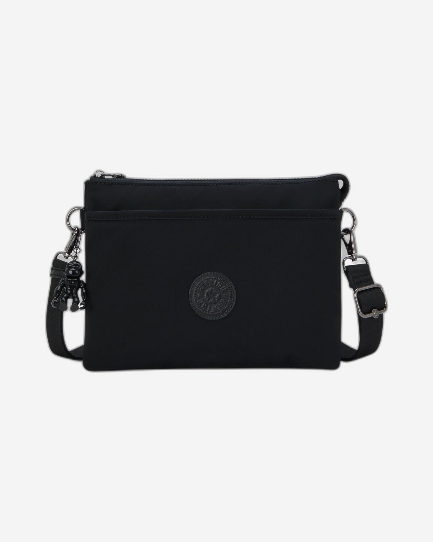 Kipling Riri L Infinite Black حقيبة كروس متوسطة (مع حزام كتف قابل للإزالة) I6679-2EN