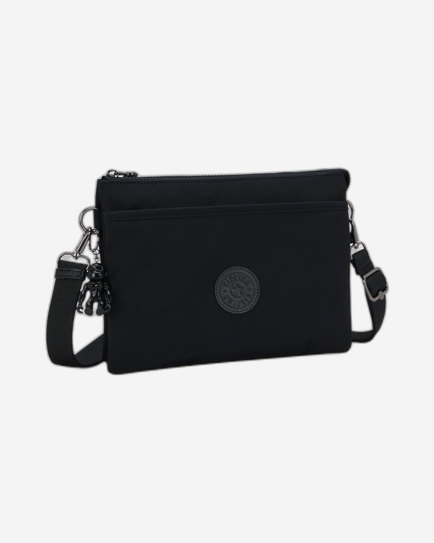 Kipling Riri L Infinite Black حقيبة كروس متوسطة (مع حزام كتف قابل للإزالة) I6679-2EN
