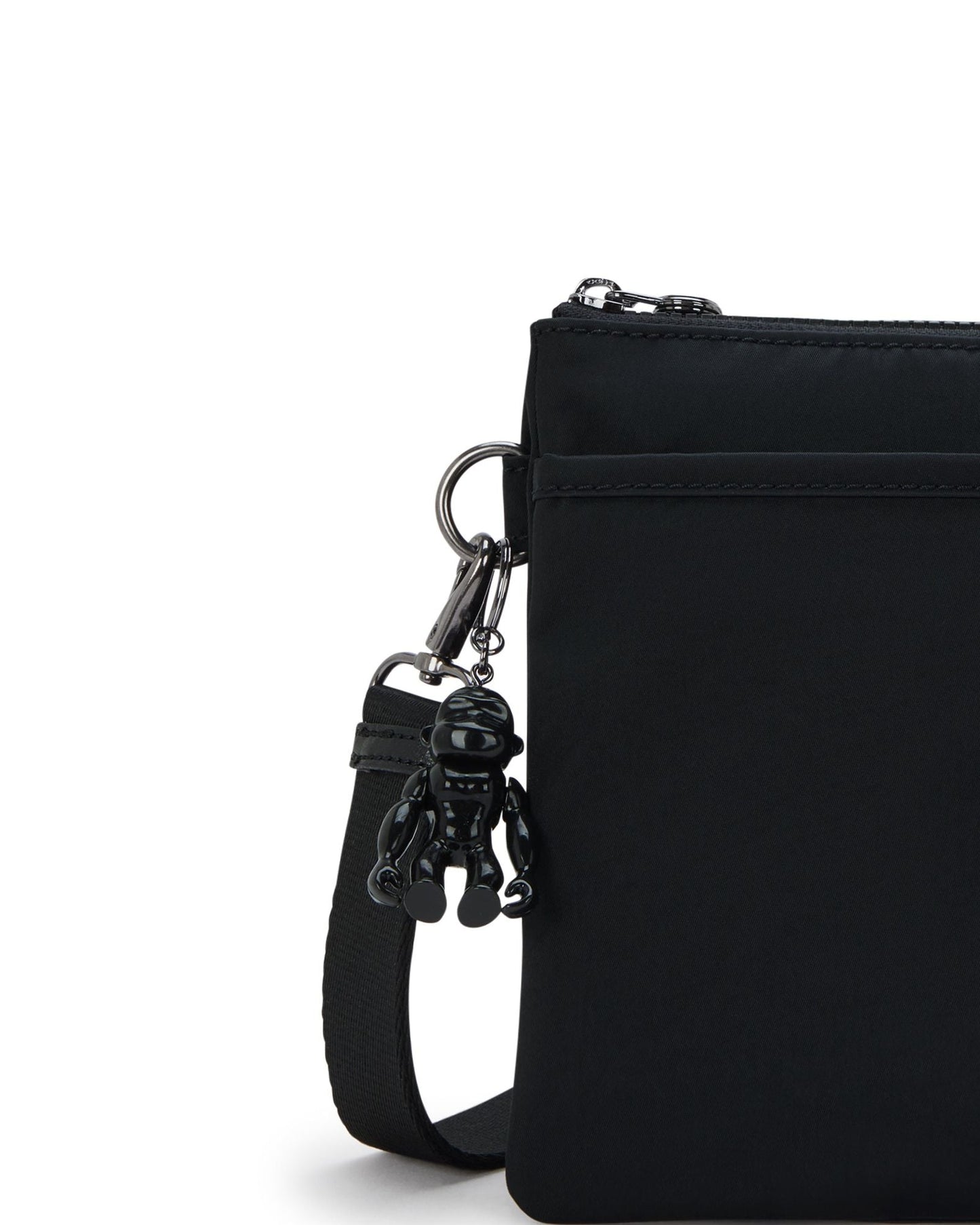 Kipling Riri L Infinite Black حقيبة كروس متوسطة (مع حزام كتف قابل للإزالة) I6679-2EN