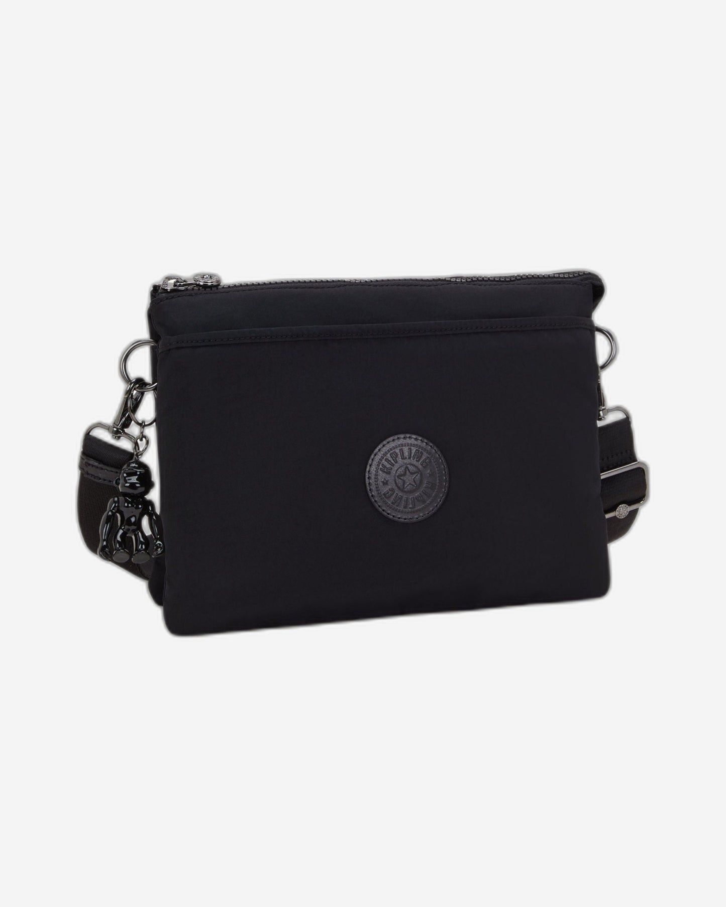 Kipling Riri L Infinite Black حقيبة كروس متوسطة (مع حزام كتف قابل للإزالة) I6679-2EN
