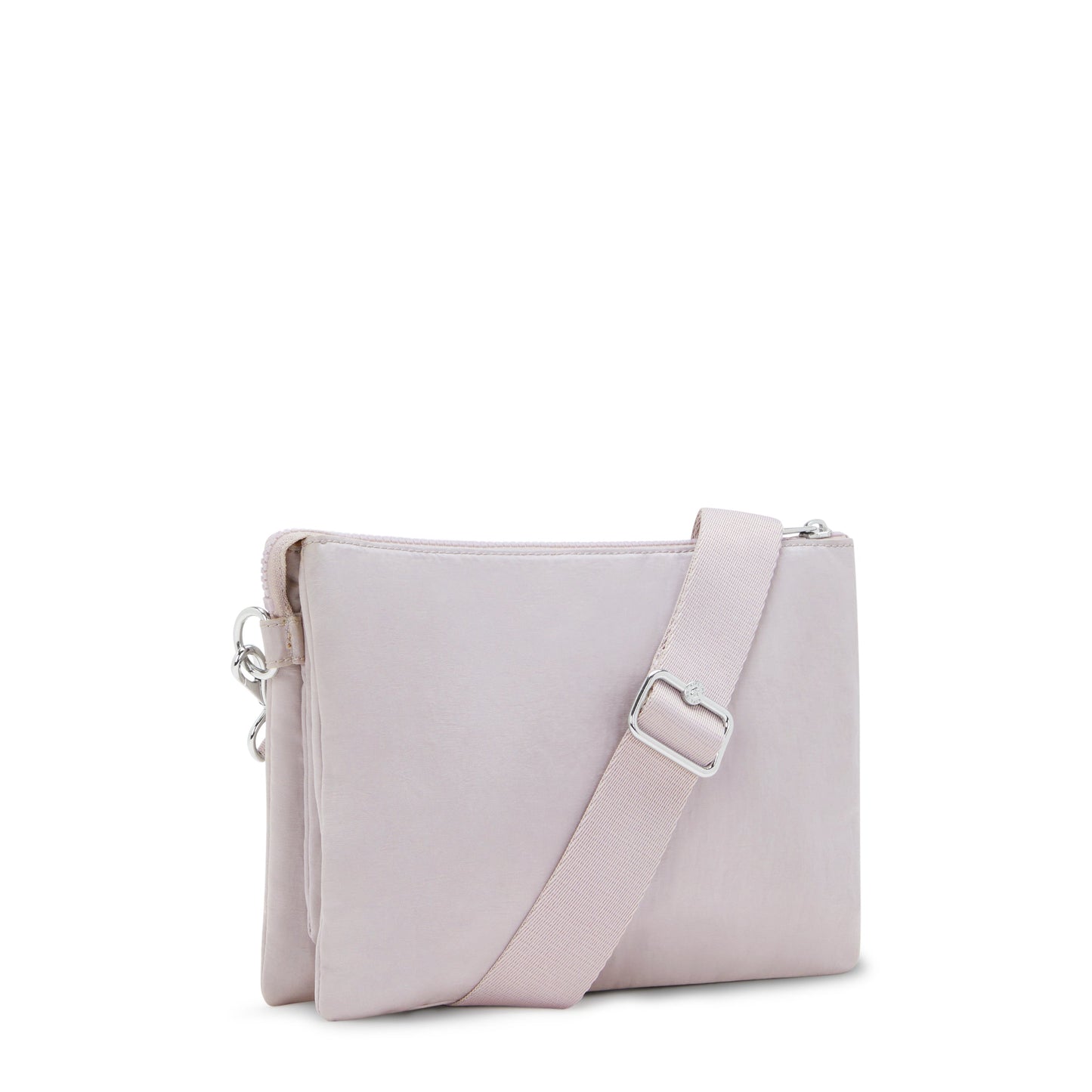 حقيبة KIPLING-Riri L-Medium كروس بودي (مع حزام قابل للإزالة)-Gleam Silver-I6679-K6G