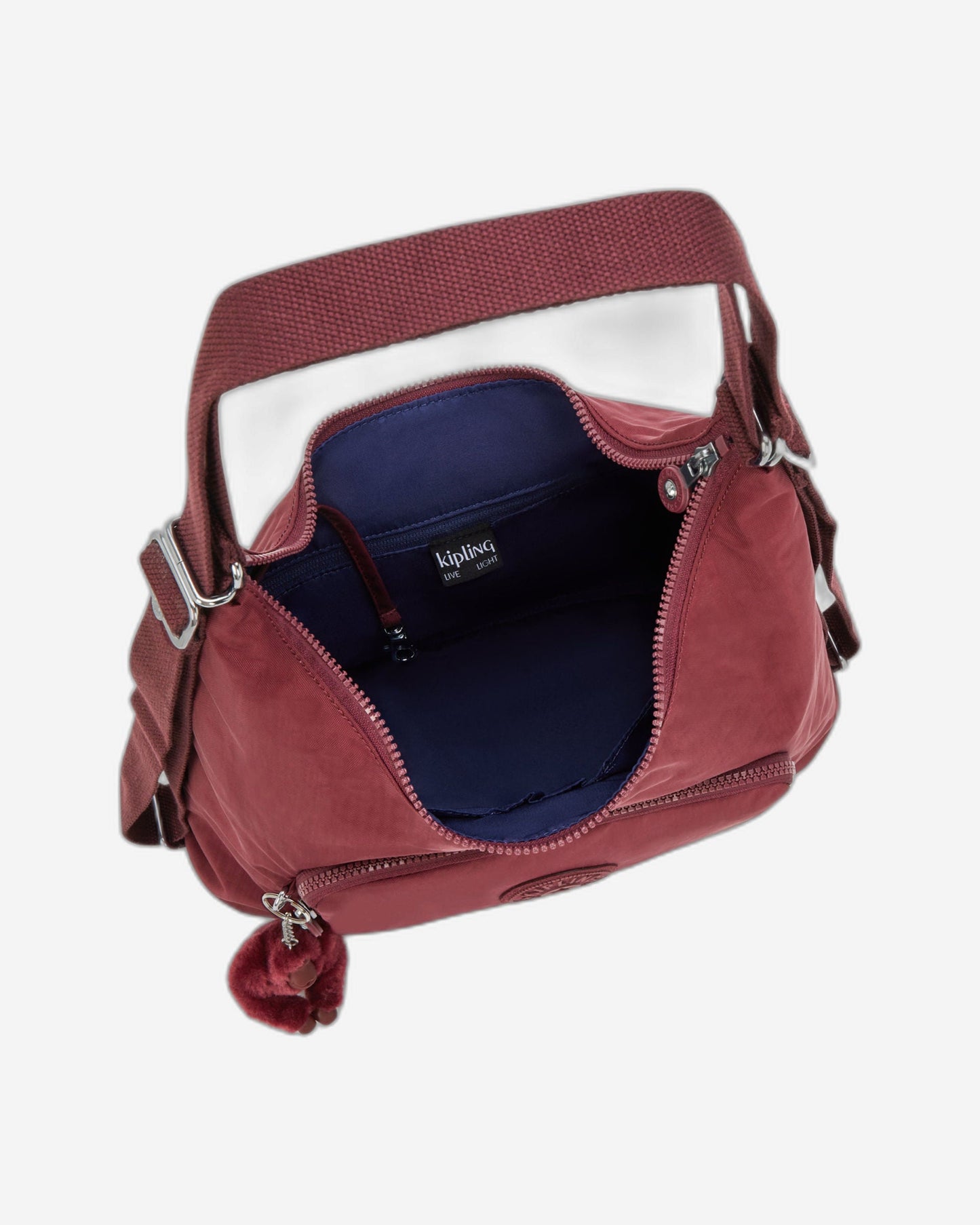 حقيبة كتف متوسطة Kipling Yenna Lounge Wine (قابلة للتحويل إلى حقيبة ظهر) I6721-5FW