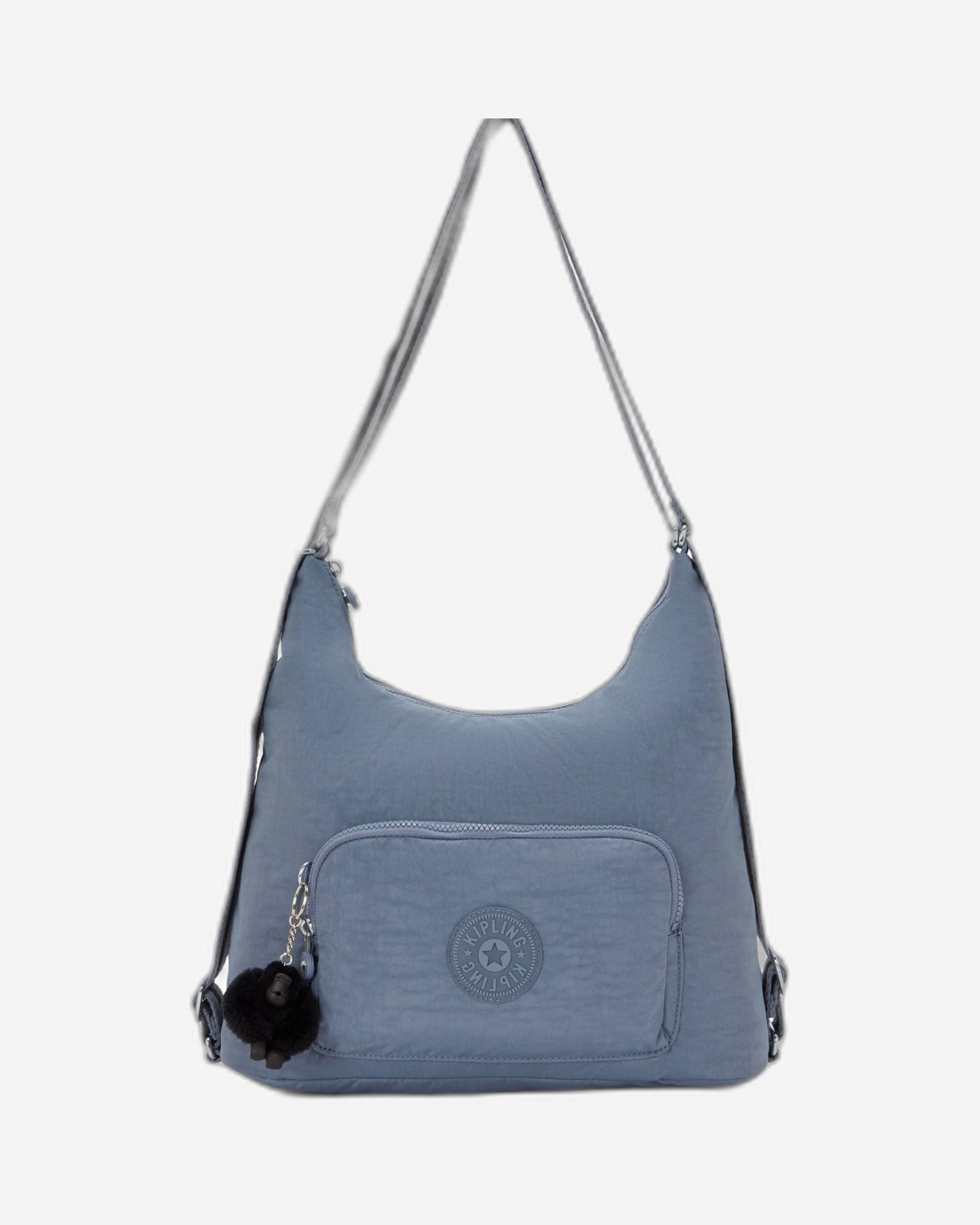 حقيبة كتف متوسطة Kipling Yenna Blue Stone (قابلة للتحويل إلى حقيبة ظهر) I6721-6FB