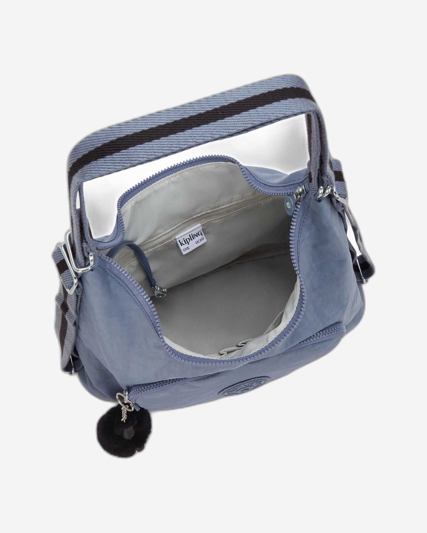 حقيبة كتف متوسطة Kipling Yenna Blue Stone (قابلة للتحويل إلى حقيبة ظهر) I6721-6FB