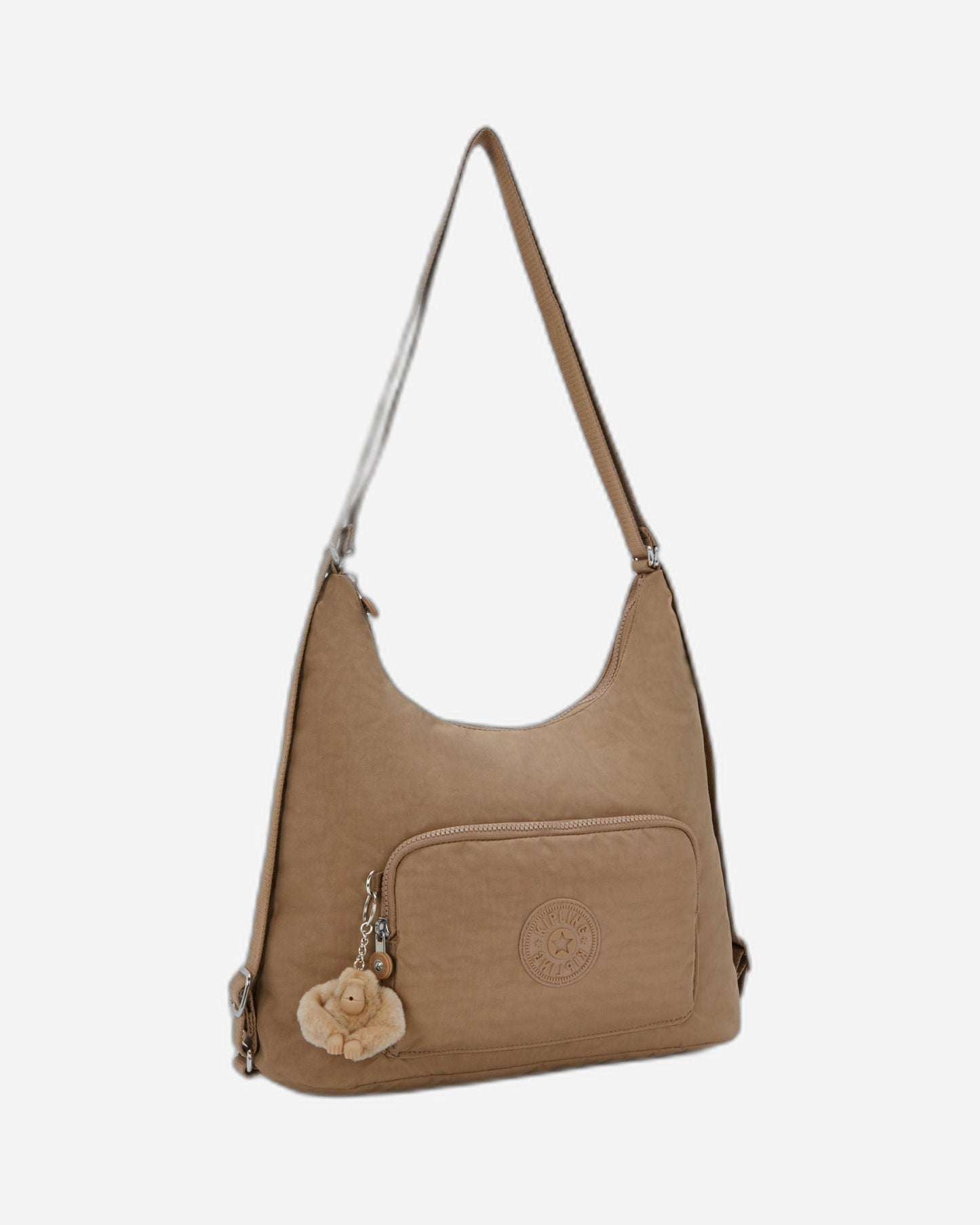 حقيبة كتف Kipling Yenna Early Tan متوسطة (قابلة للتحويل إلى حقيبة ظهر) I6721-7CN