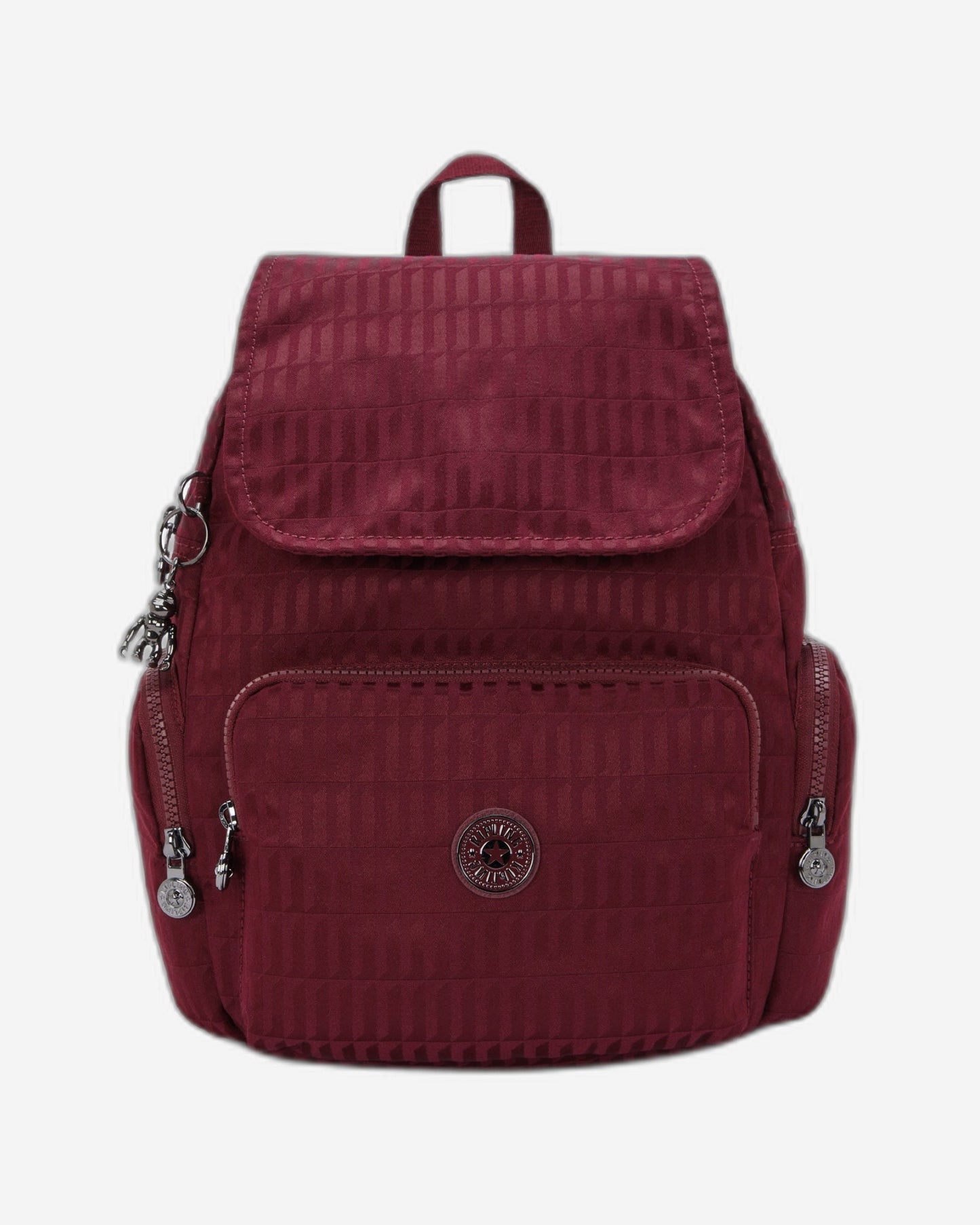Kipling City Zip S Maroon Tile Jq حقيبة ظهر صغيرة I6749-9HX