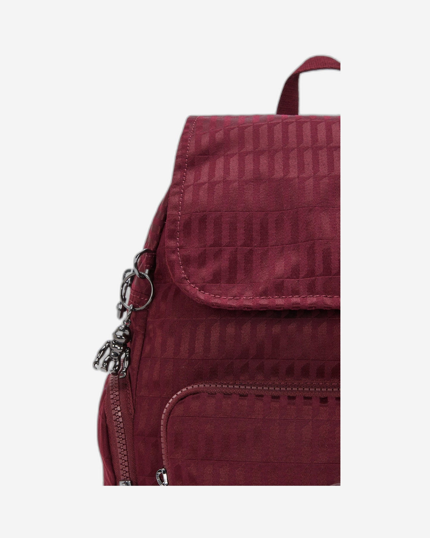Kipling City Zip S Maroon Tile Jq حقيبة ظهر صغيرة I6749-9HX