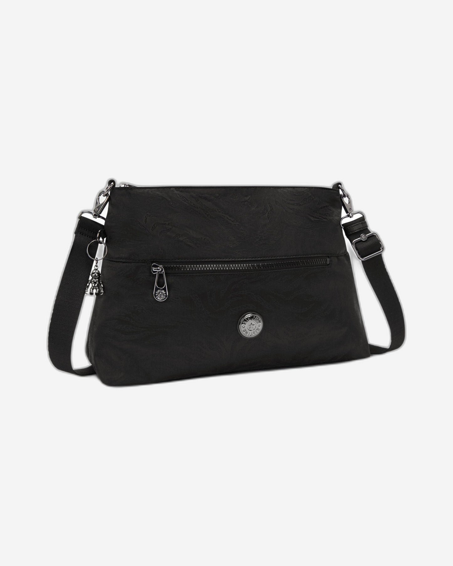 حقيبة كتف Kipling Pollie M Undersea Jacquard متوسطة الحجم I6774-49J