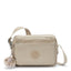 حقيبة كتف متوسطة الحجم من Kipling Abanu M Signature Beige Embossed I6831-96A