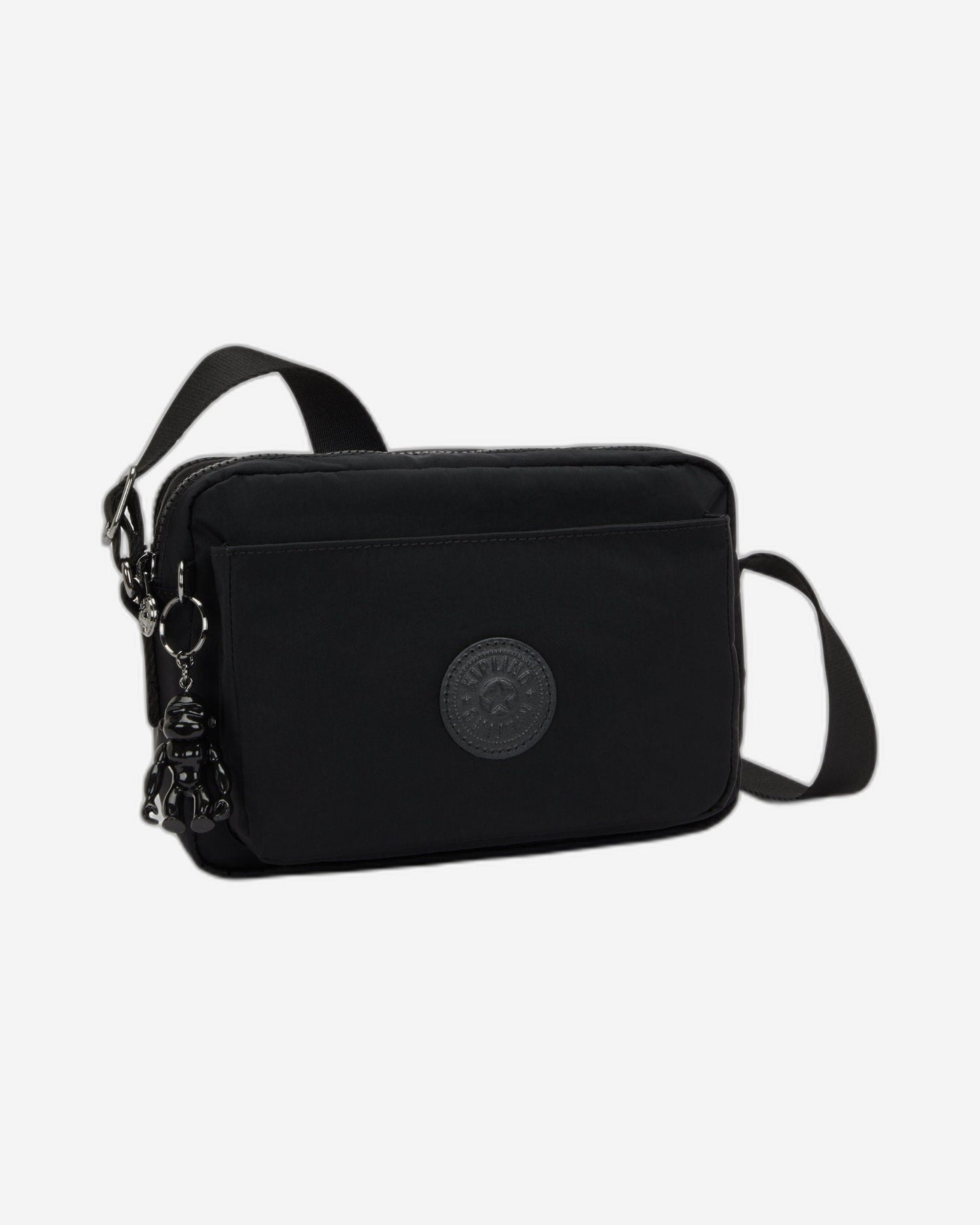 حقيبة كروسبودي متوسطة Kipling Abanu M باللون الأسود اللانهائي I6847-2En