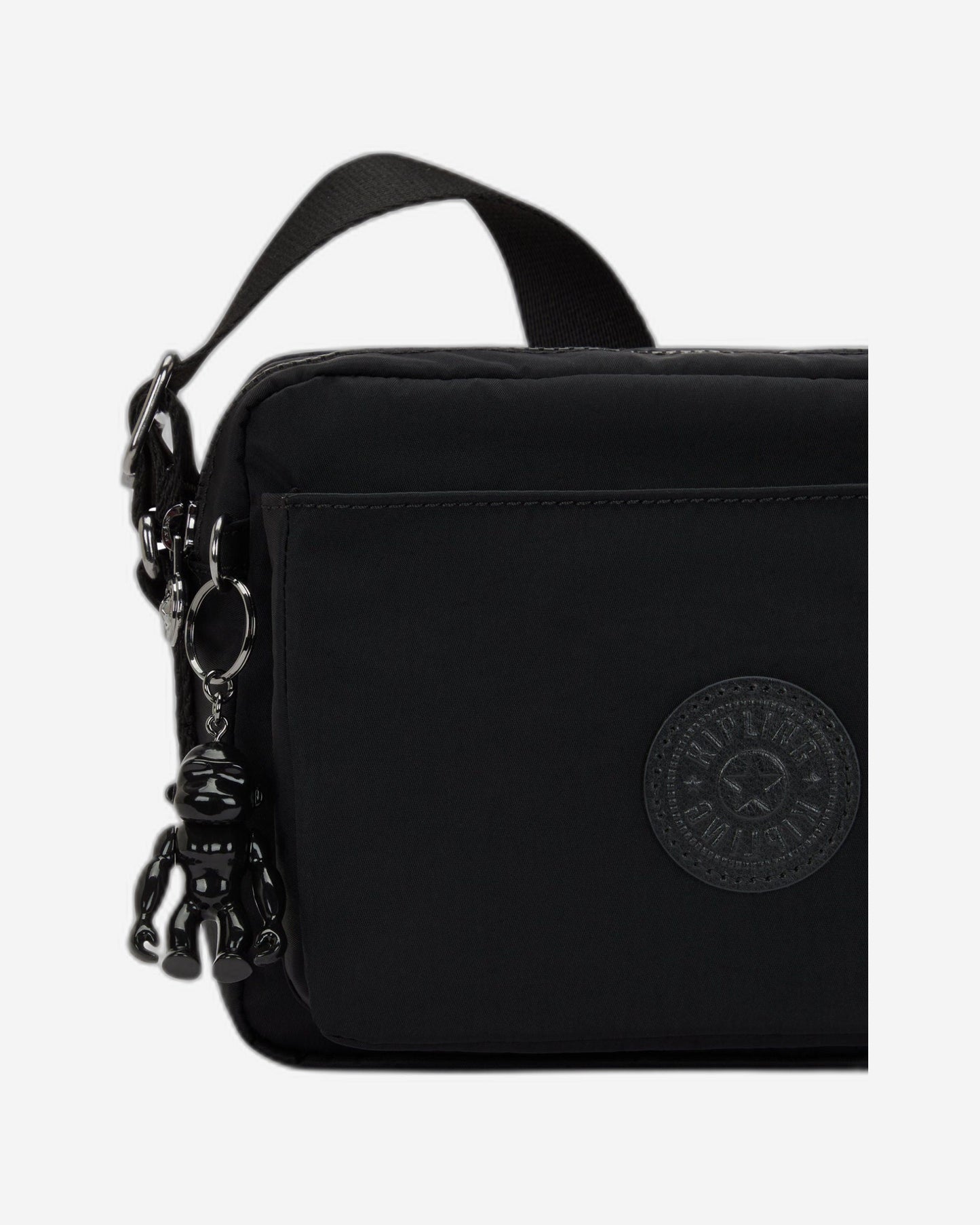 حقيبة كروسبودي متوسطة Kipling Abanu M باللون الأسود اللانهائي I6847-2En