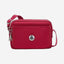 حقيبة كتف متوسطة الحجم Kipling Abanu M باللون الأحمر والنبيذ الأحمر I6847-6SE