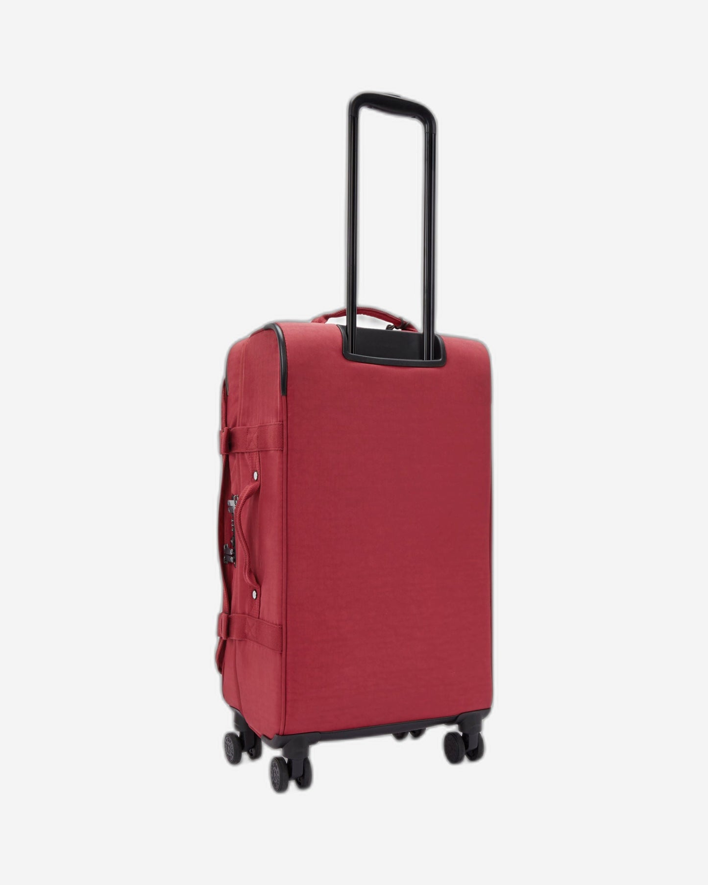 حقيبة سفر Kipling Spontaneous M متوسطة الحجم بعجلات، لون أحمر جذاب، I6918-4SS