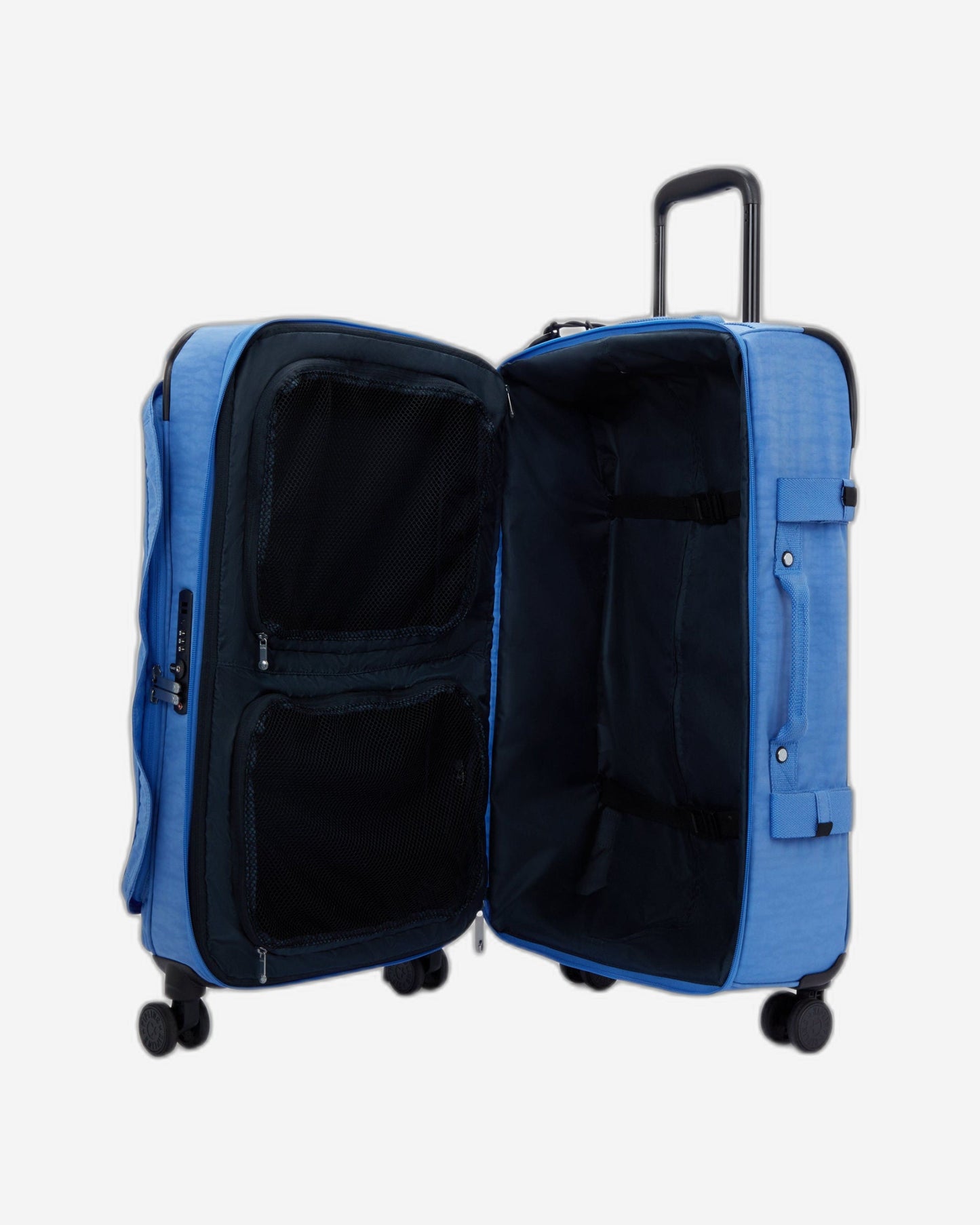 حقيبة سفر Kipling Spontaneous M Cocktail Blue متوسطة الحجم بعجلات I6918-87S