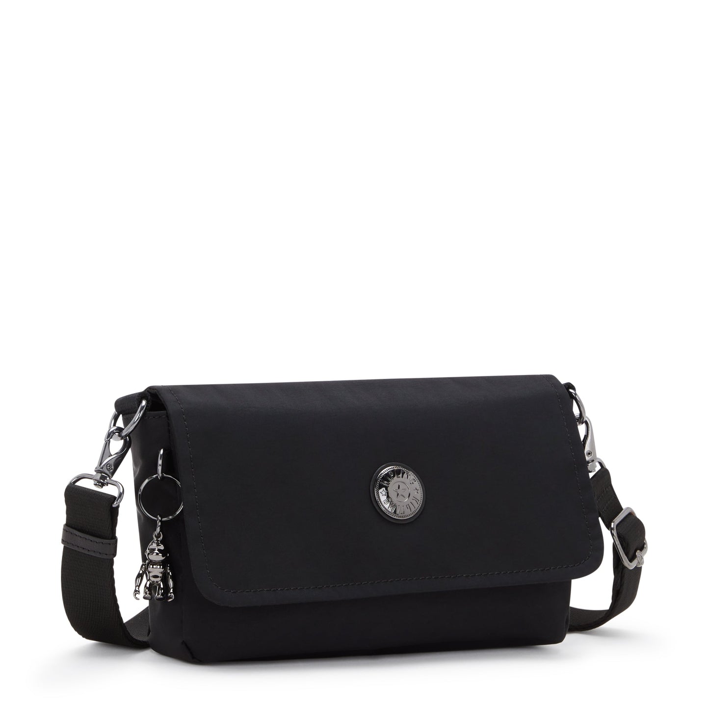 KIPLING-Aras-حقيبة كتف صغيرة (بحزام قابل للإزالة)-Endless Black-I6941-TB4