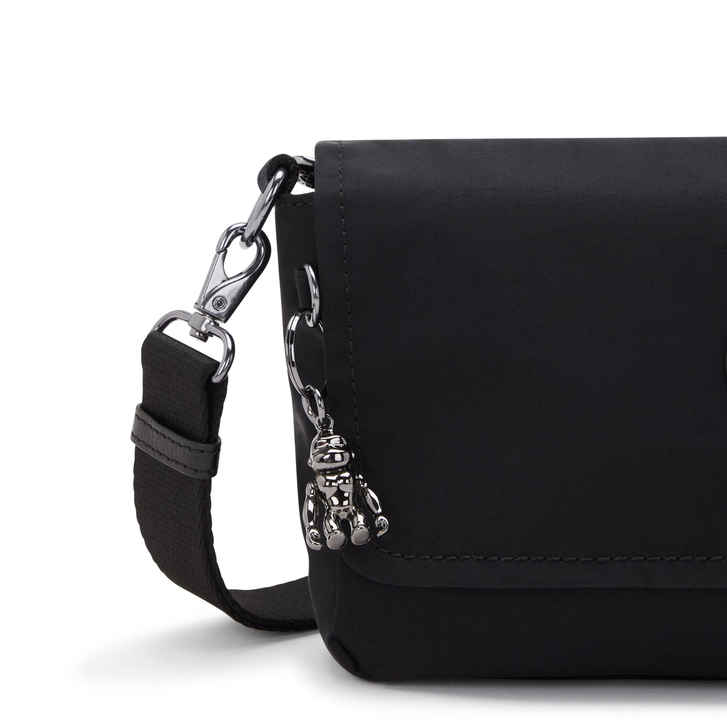 KIPLING-Aras-حقيبة كتف صغيرة (بحزام قابل للإزالة)-Endless Black-I6941-TB4