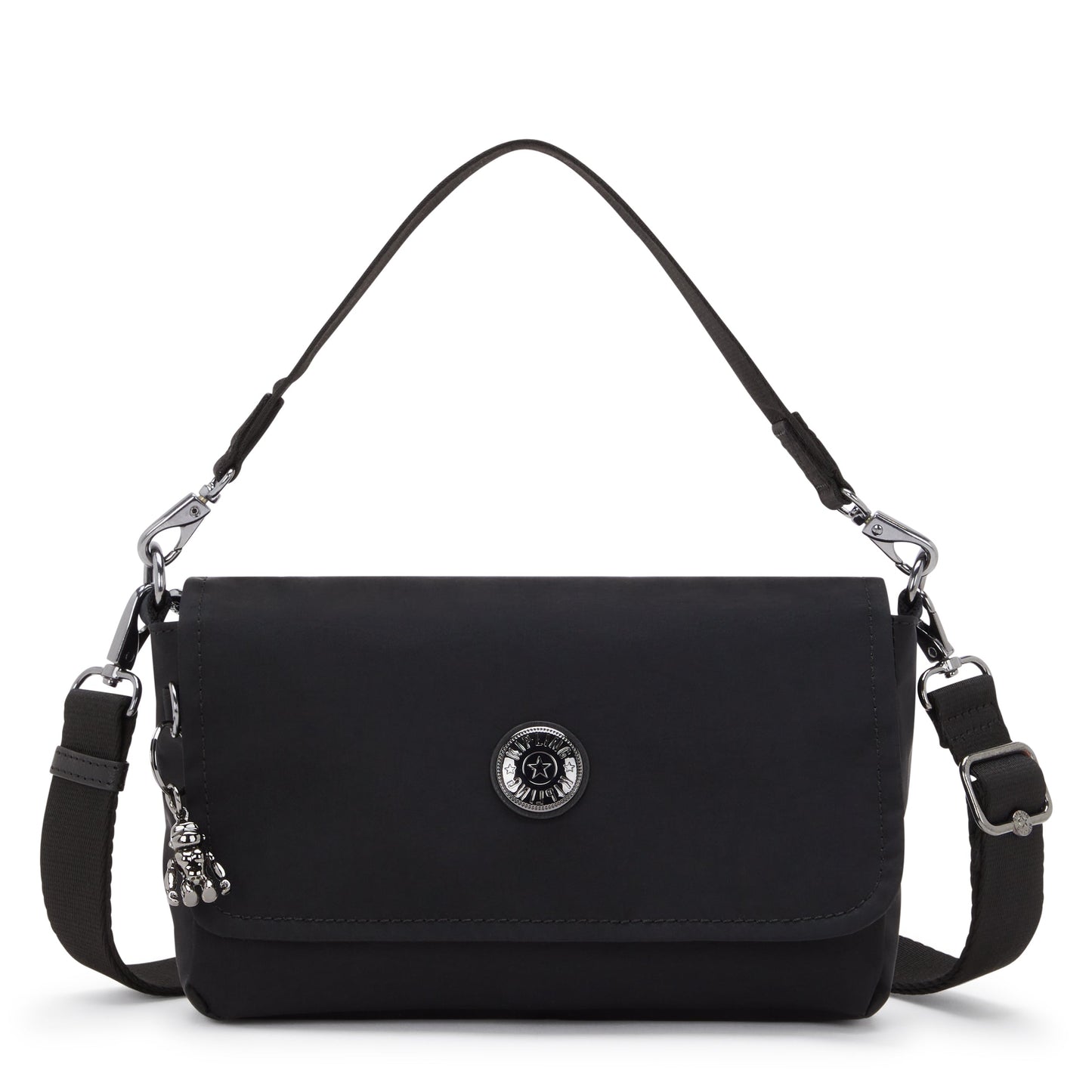 KIPLING-Aras-حقيبة كتف صغيرة (بحزام قابل للإزالة)-Endless Black-I6941-TB4