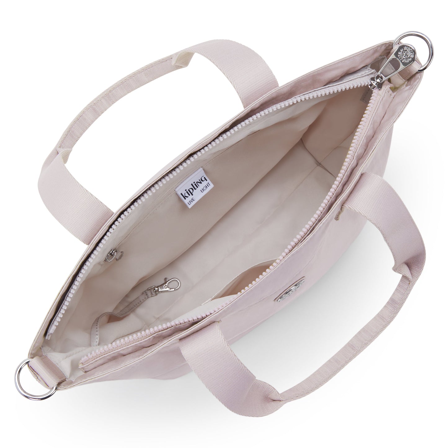 حقيبة KIPLING-Colissa S-Small (بحزام كتف قابل للفصل)-Gleam Silver-I6951-K6G
