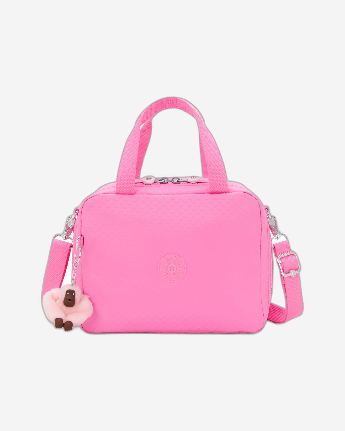 حقيبة غداء كبيرة Kipling Miyo Pink Mermaid Em مع جراب عربة I6952-56J