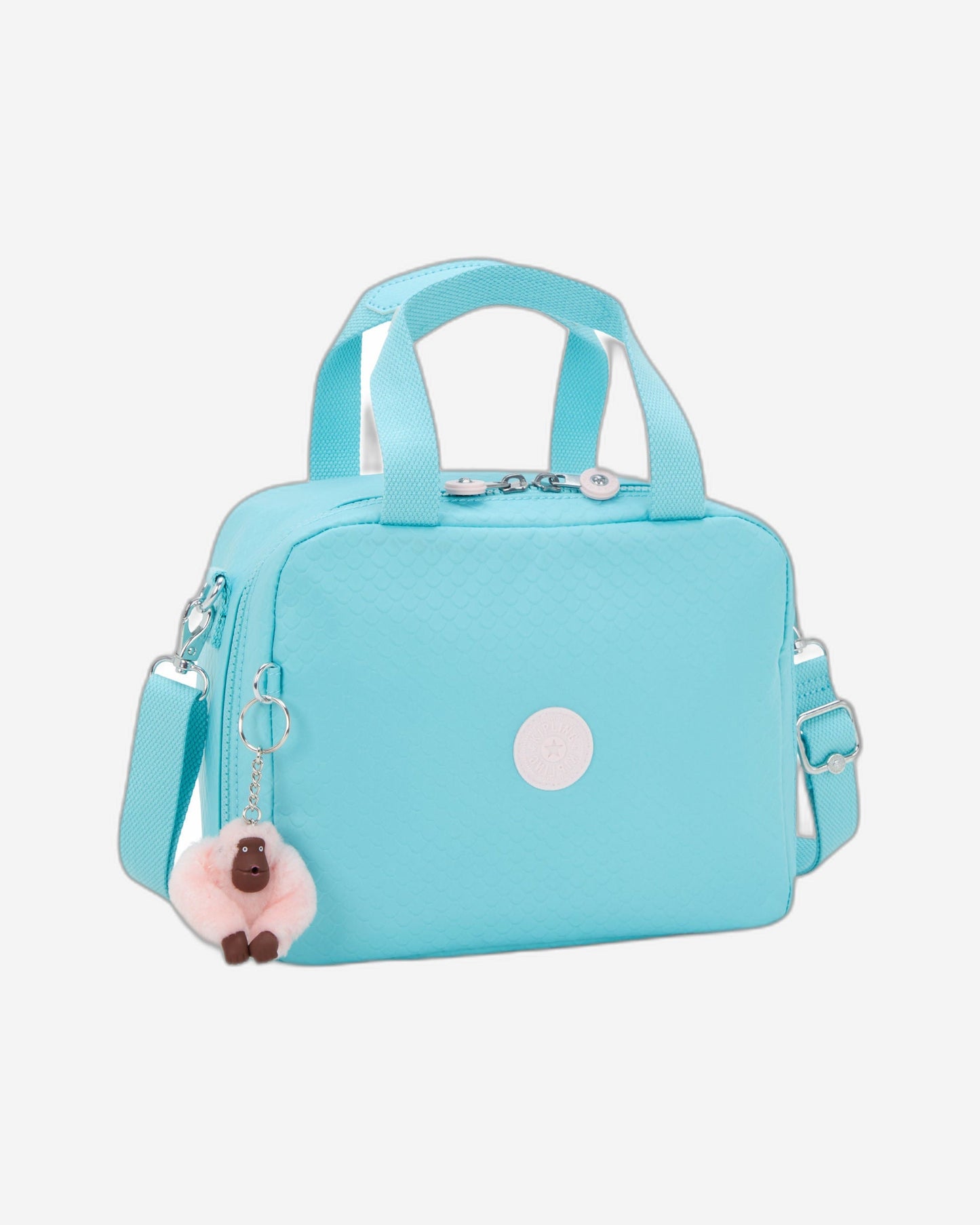 حقيبة غداء كبيرة Kipling Miyo Mermaid Emboss مع جراب عربة I6952-62H