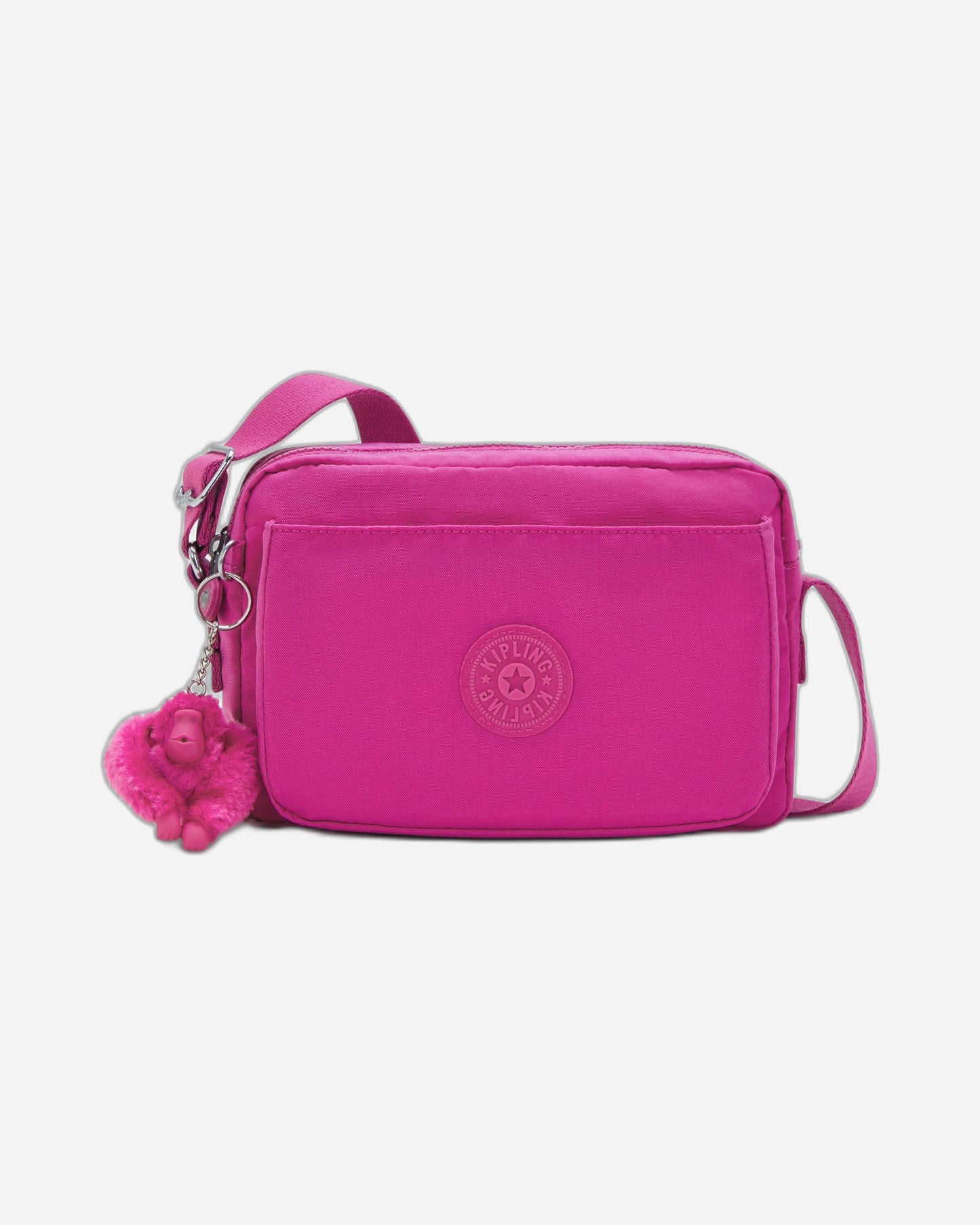 حقيبة Kipling Abanu M متوسطة الحجم باللون الفوشيا المتوهجة I7076-3KU
