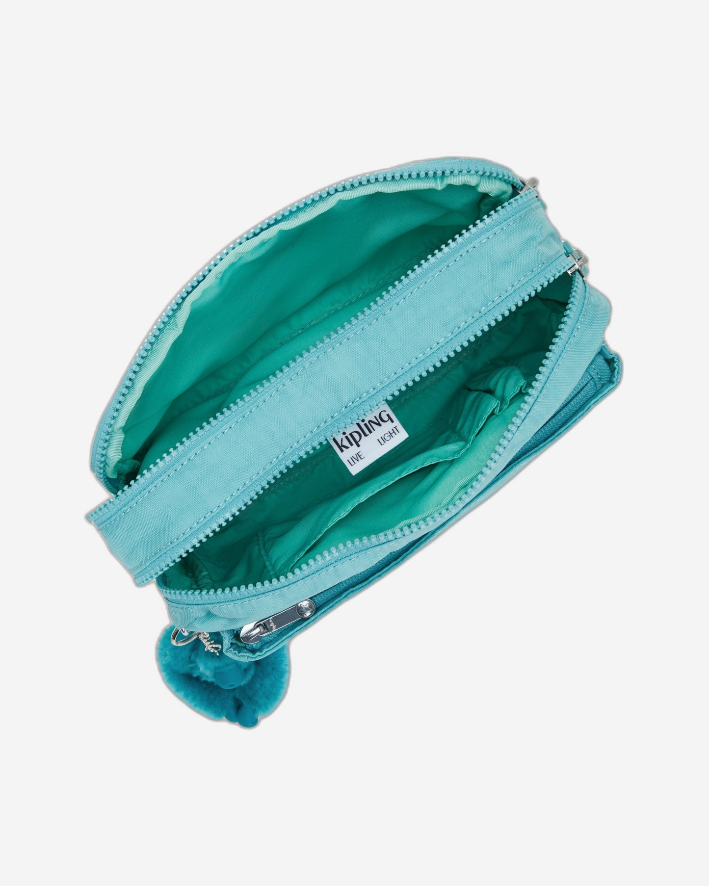 حقيبة كروسبودي متوسطة Kipling Abanu M باللون الأزرق المائي الداكن C2I7076-T6E