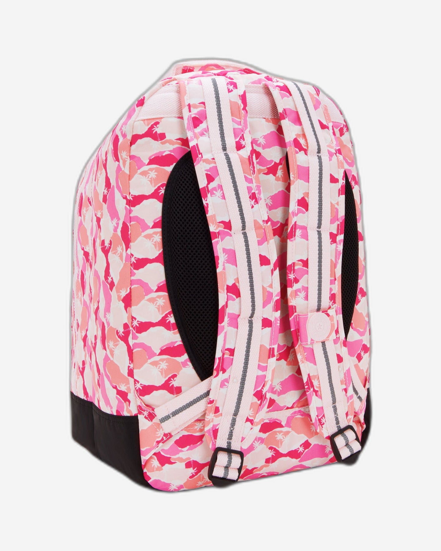 حقيبة ظهر Kipling Class Room Pink Palm كبيرة مع حجرة للكمبيوتر المحمول I7090-1BV