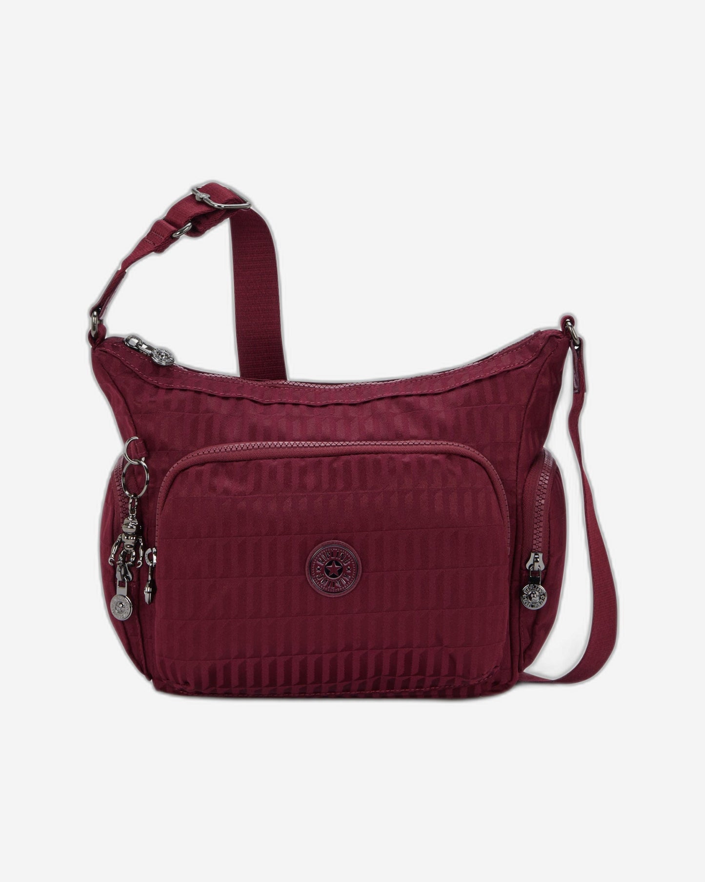 Kipling Gabb S Maroon Tile Jq حقيبة كروس متوسطة I7101-9HX