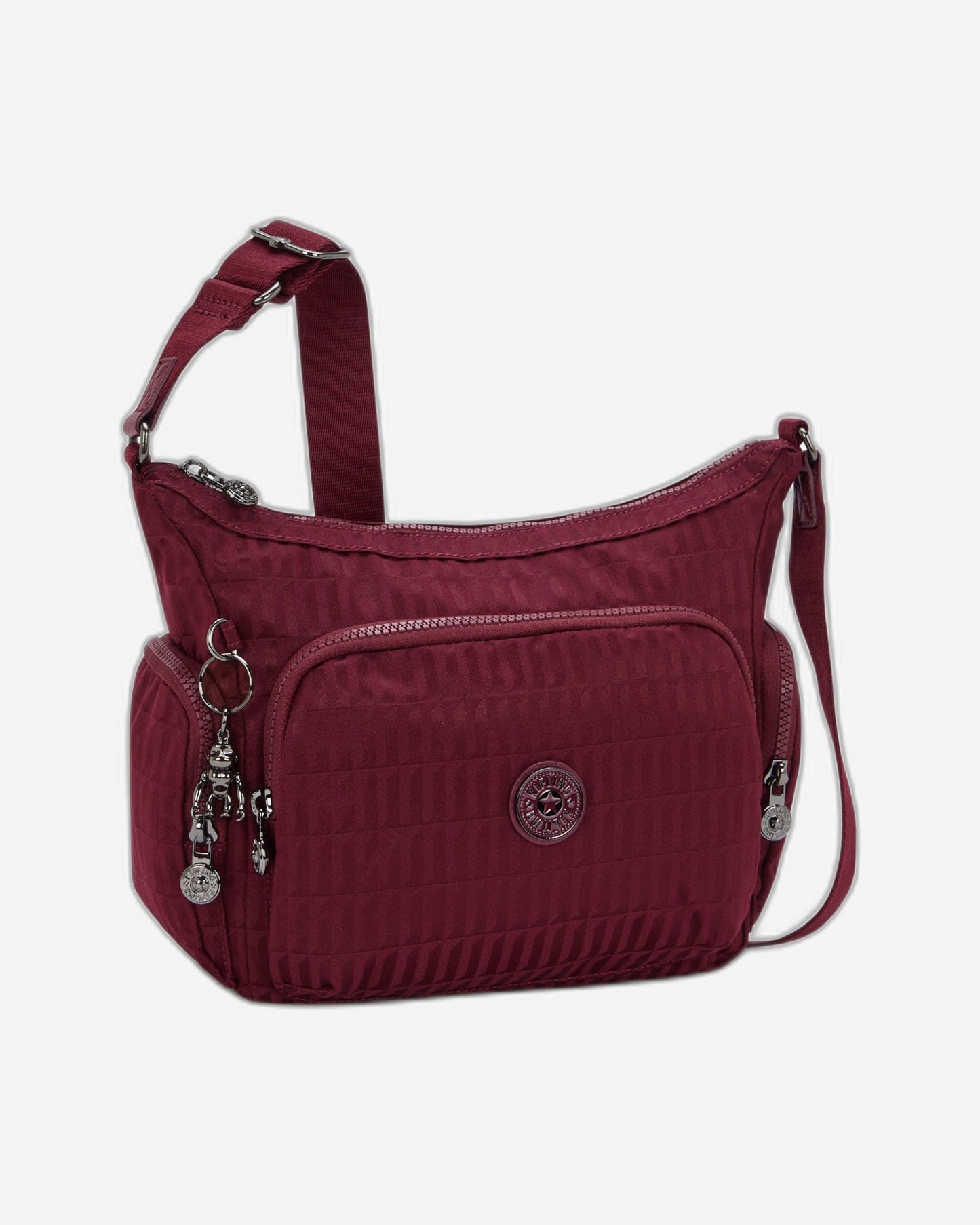 Kipling Gabb S Maroon Tile Jq حقيبة كروس متوسطة I7101-9HX