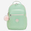 حقيبة ظهر Kipling Seoul Lap Soft Green Met Large C2I7135-5KY