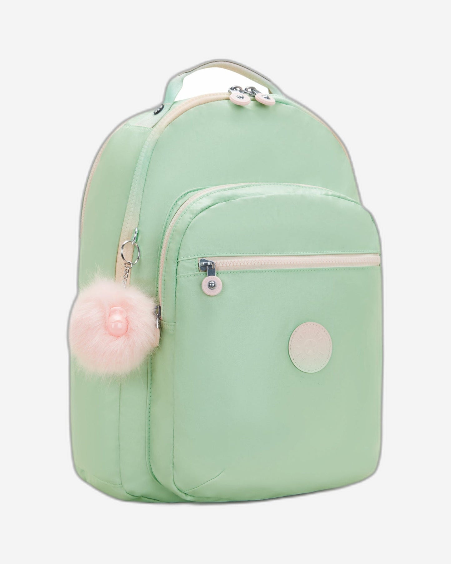 حقيبة ظهر Kipling Seoul Lap Soft Green Met Large C2I7135-5KY