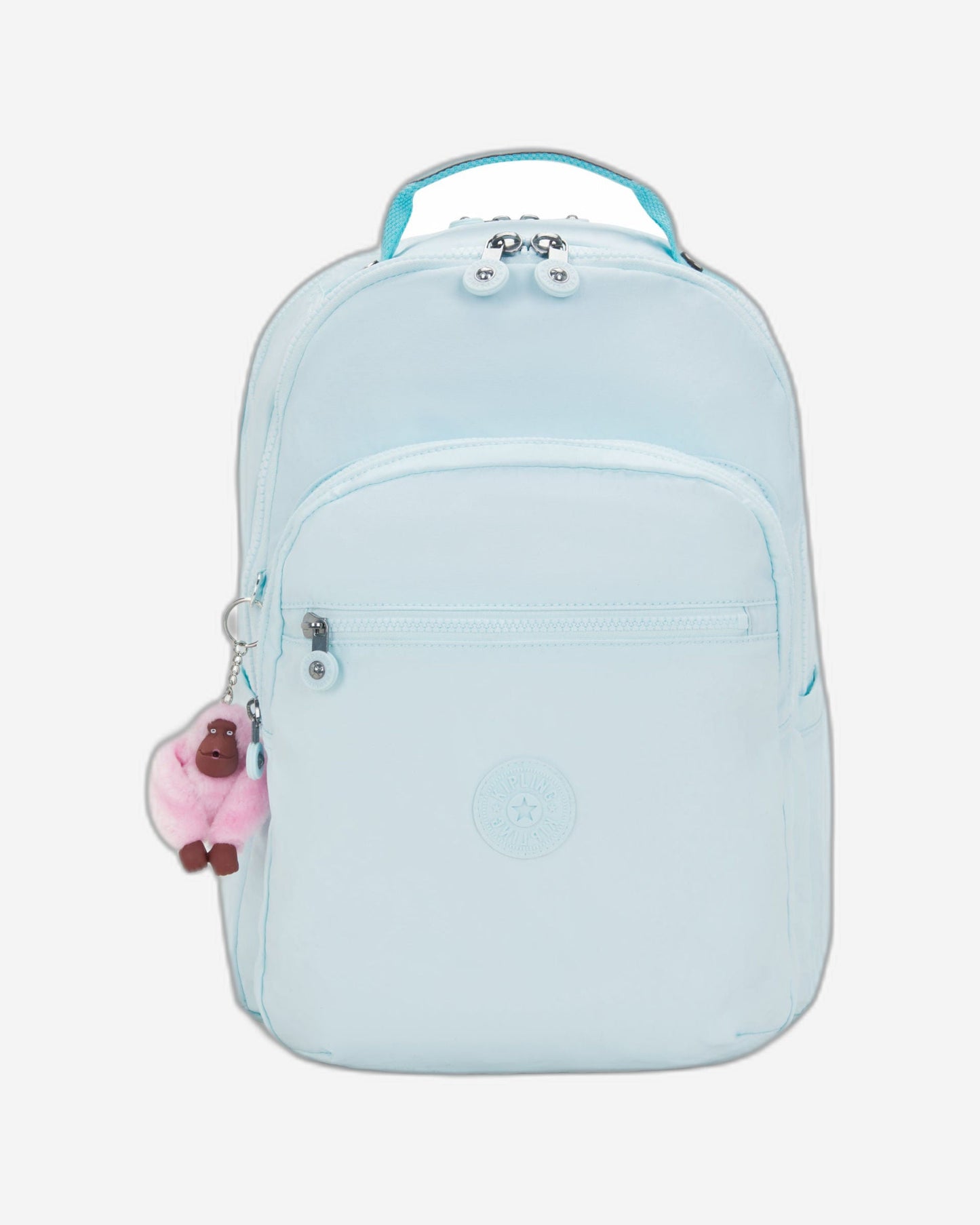حقيبة ظهر KIPLING Seoul Lap Blue Sky Metallic كبيرة (مع حجرة للكمبيوتر المحمول) I7135-5MB