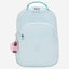 حقيبة ظهر KIPLING Seoul Lap Blue Sky Metallic كبيرة (مع حجرة للكمبيوتر المحمول) I7135-5MB