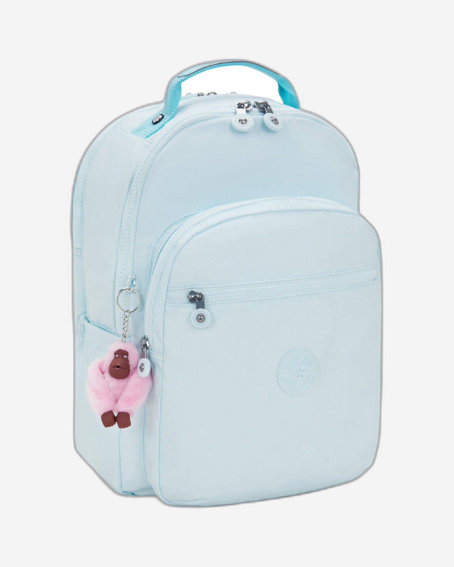 حقيبة ظهر KIPLING Seoul Lap Blue Sky Metallic كبيرة (مع حجرة للكمبيوتر المحمول) I7135-5MB