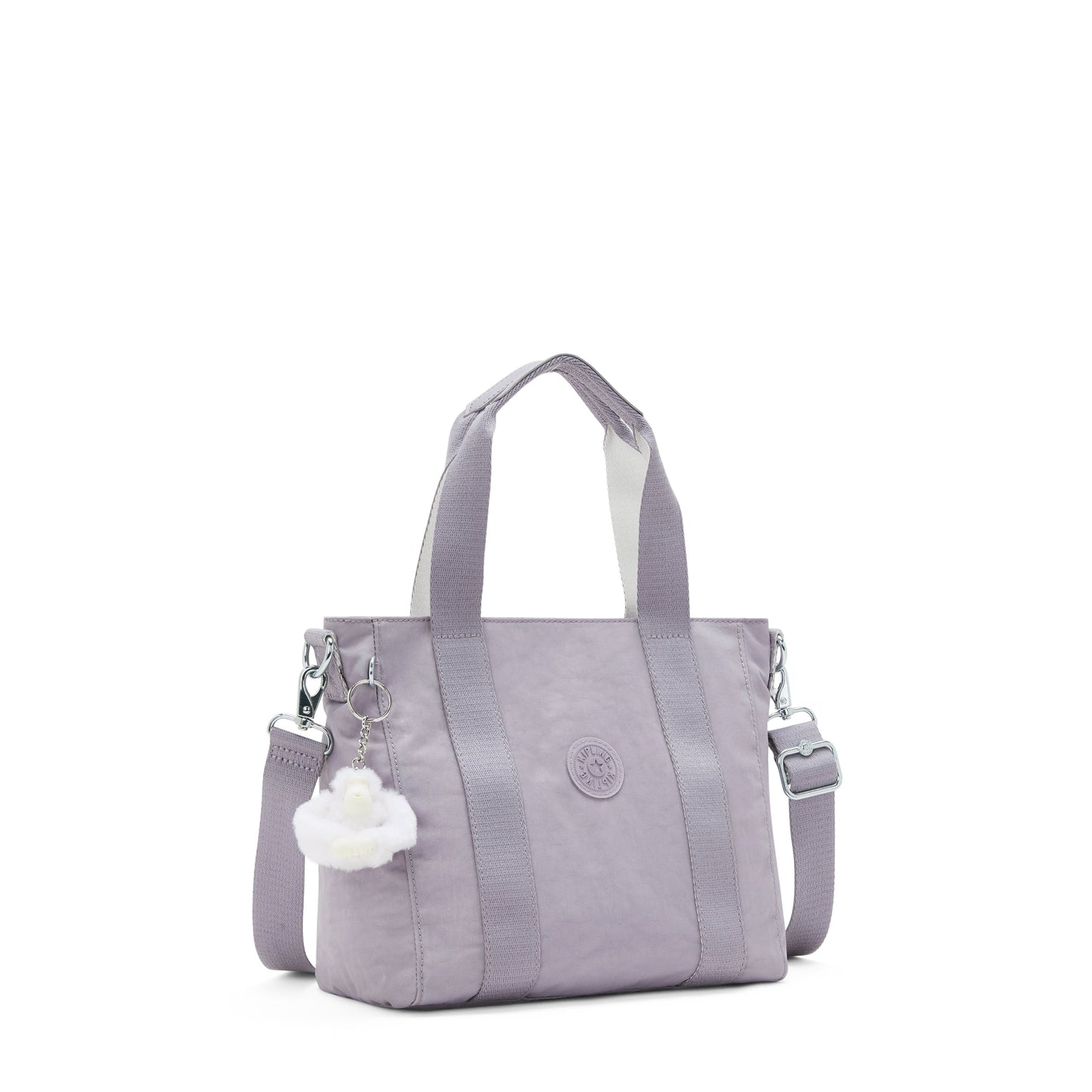 حقيبة KIPLING-Asseni Mini-Small (بحزام كتف قابل للإزالة)-رمادي فاتح-I7149-1FB