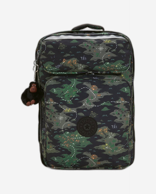 حقيبة ظهر KIPLING Scotty Camo Treasure كبيرة I7151-3PB