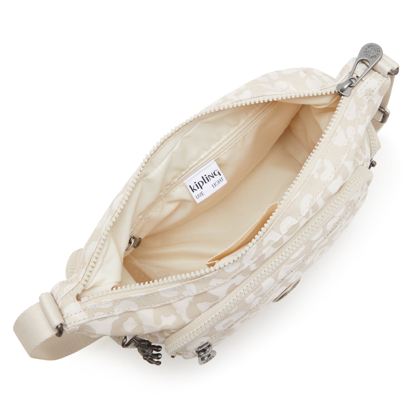 حقيبة KIPLING-Gabbie S-Medium crossbody-White Cheetah J-I7171-T8J