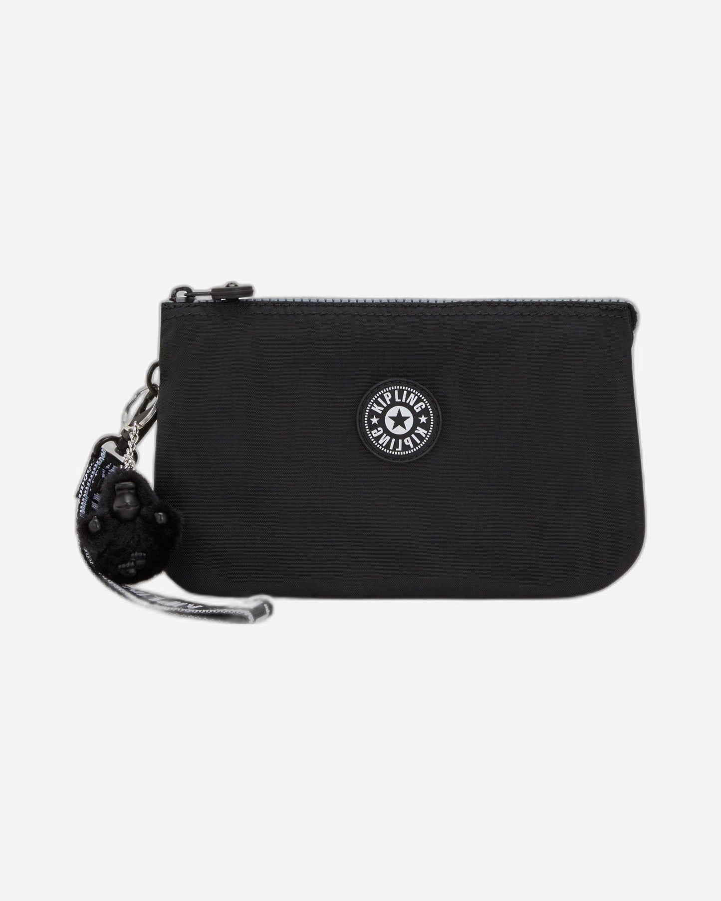 محفظة Kipling Creativity XL Glorious Silver كبيرة جدًا مع سوار معصم I7193-9SB