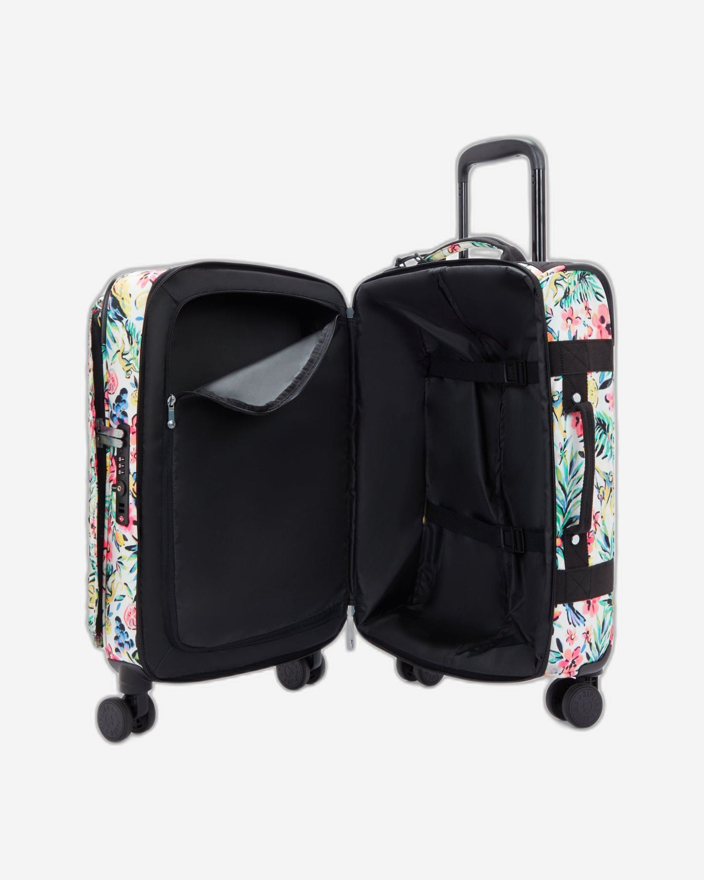 حقيبة سفر Kipling Spontaneous S Cocktail Floral ذات العجلات الصغيرة I7211-5DZ