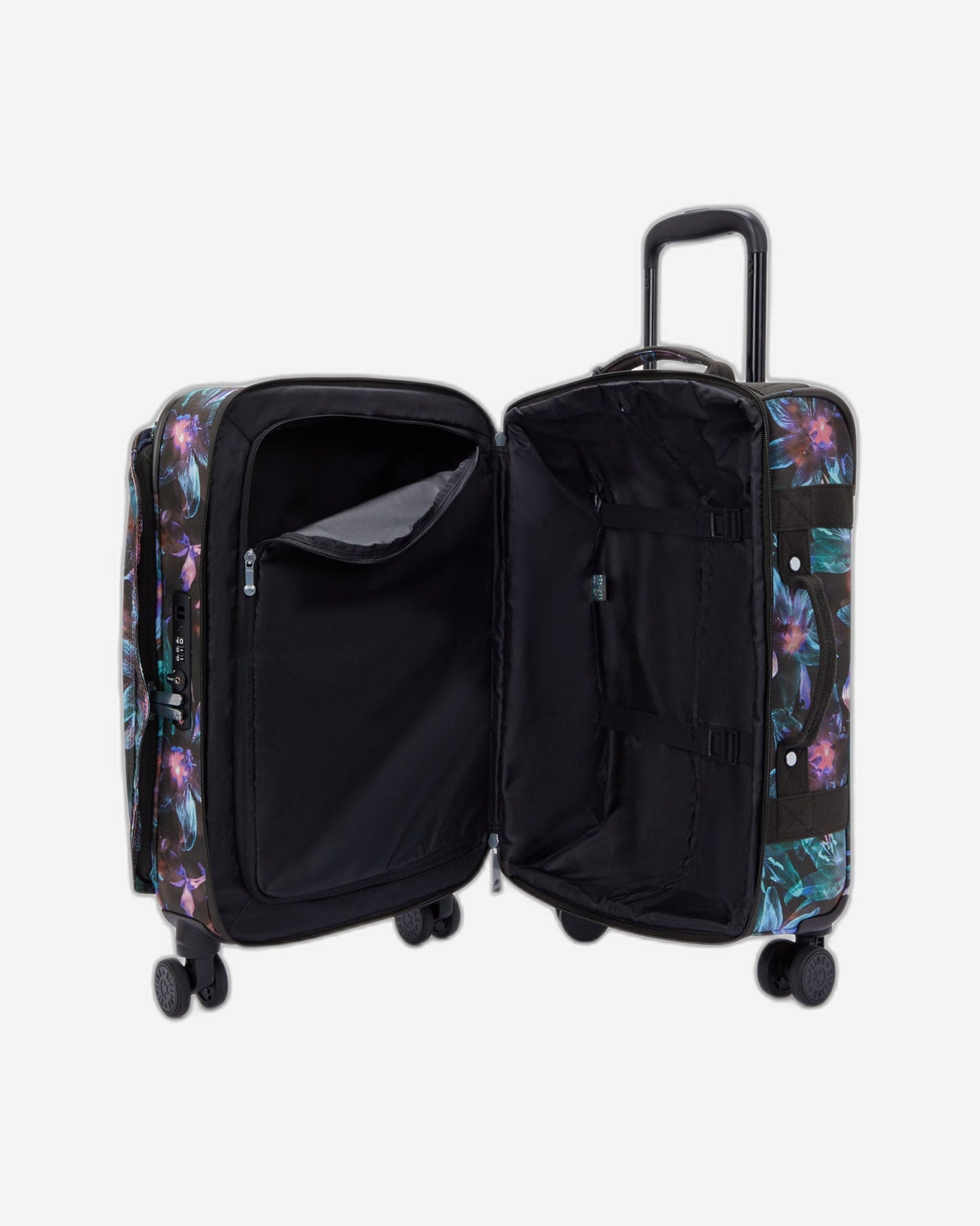 حقيبة سفر Kipling Spontaneous S Spectral Orchid صغيرة الحجم بعجلات I7211-7DP