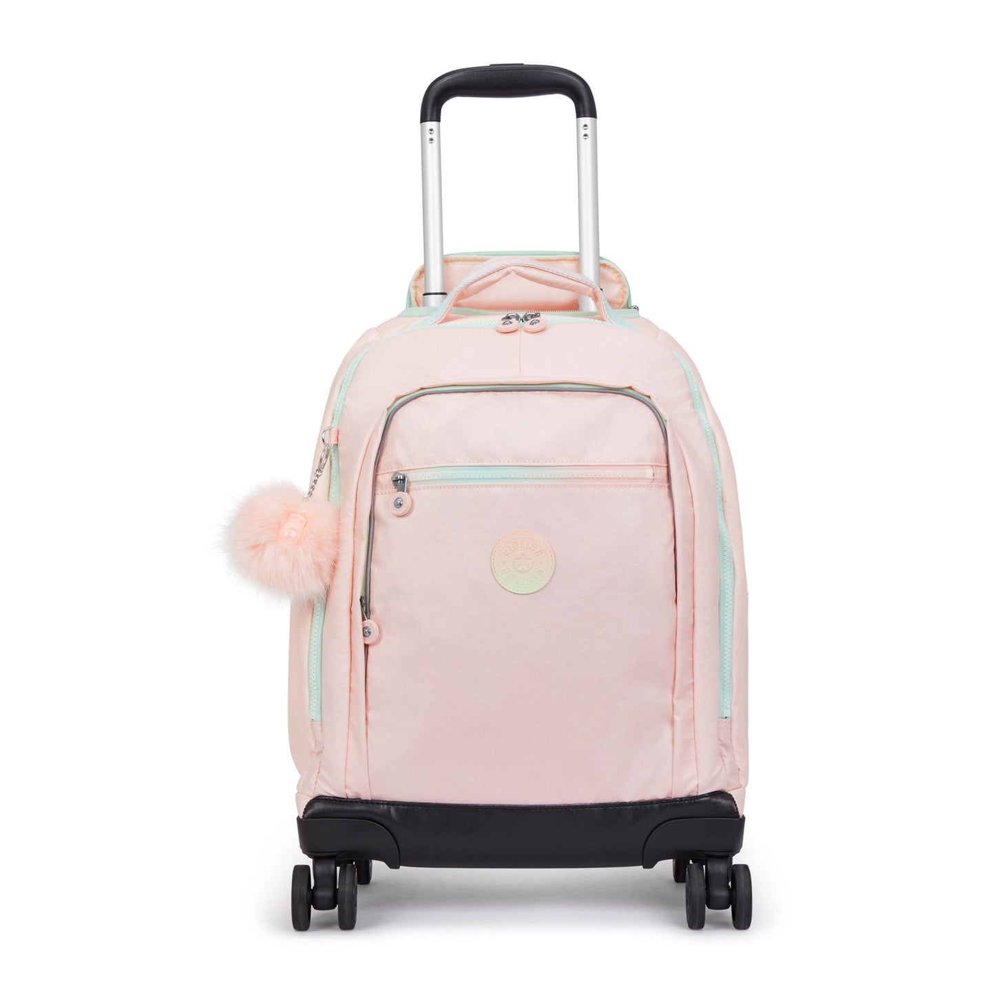 KIPLING-New Zea-Large wheeled backpack (with laptop protection)-Blush Metallic-I7267-E7L