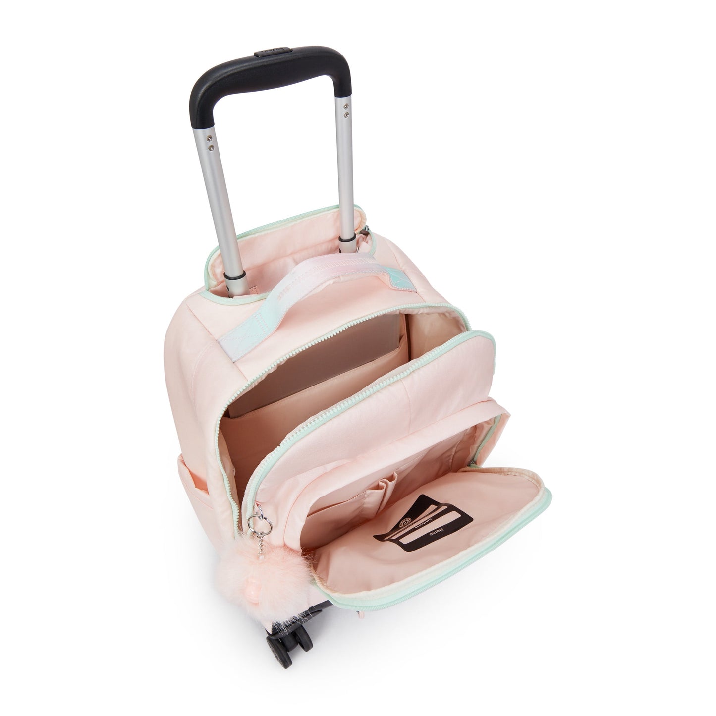 حقيبة ظهر Kipling New Zea Blush Metallic ذات العجلات الكبيرة C2I7267-E7L