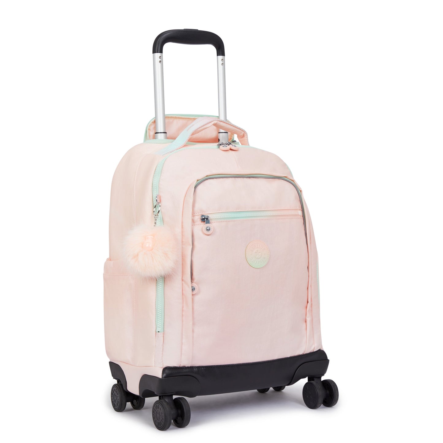 حقيبة ظهر Kipling New Zea Blush Metallic ذات العجلات الكبيرة C2I7267-E7L