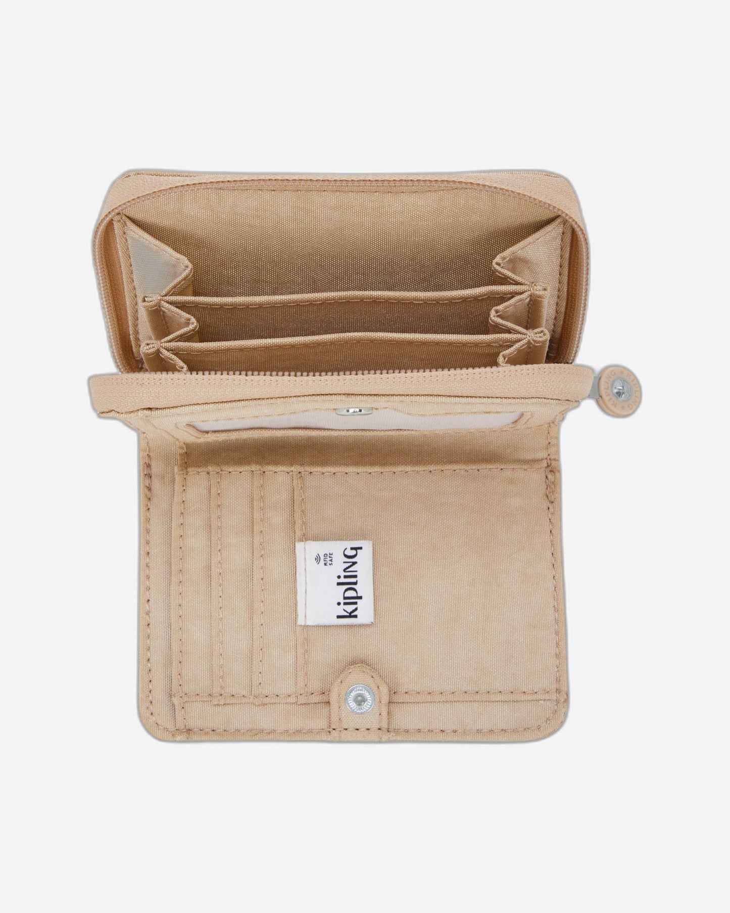 محفظة متوسطة Kipling Money Love Sparkled باللون البيج I7276-5DV
