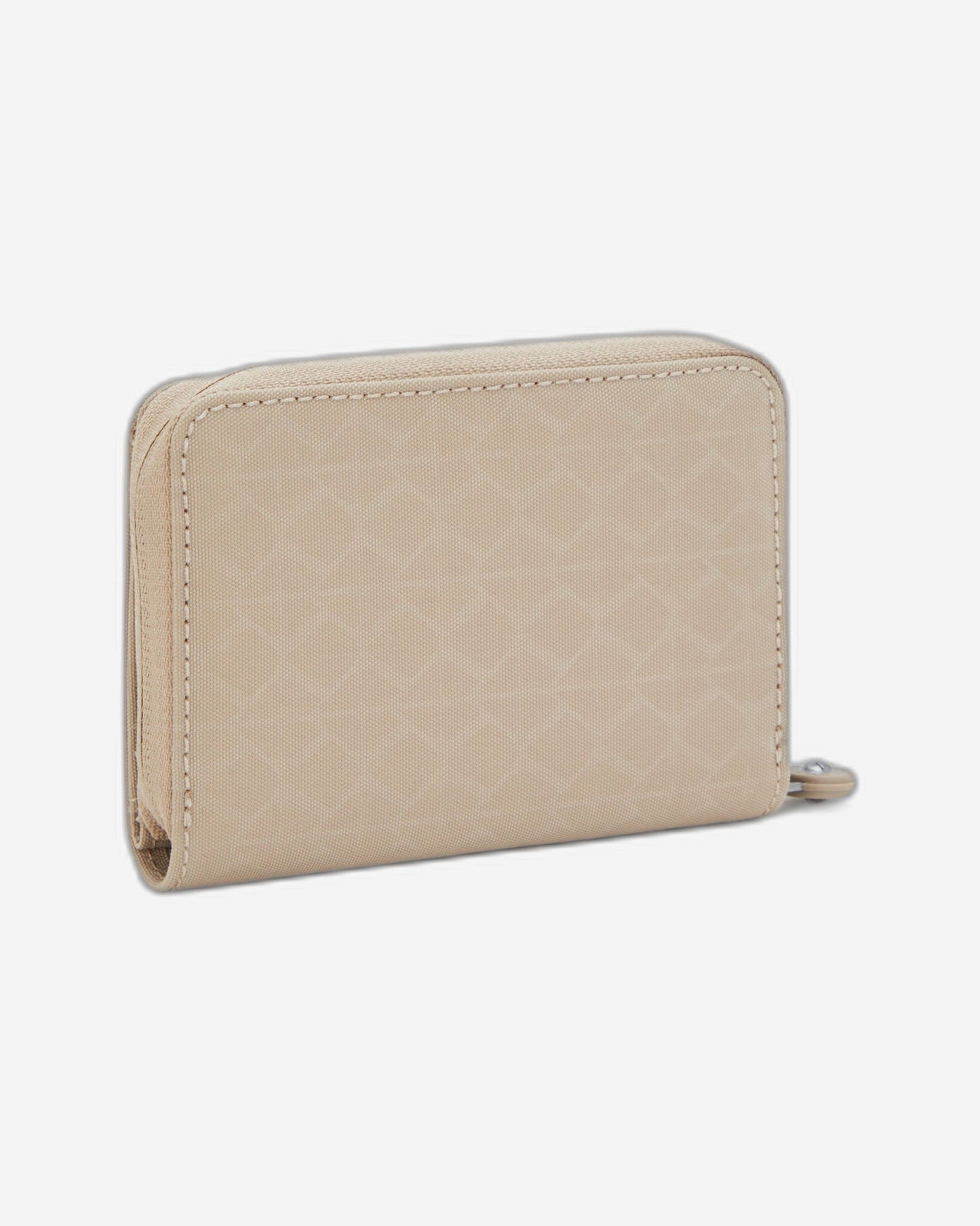 محفظة Kipling Money Love Signature متوسطة الحجم منقوش عليها شعار بيج I7276-96A