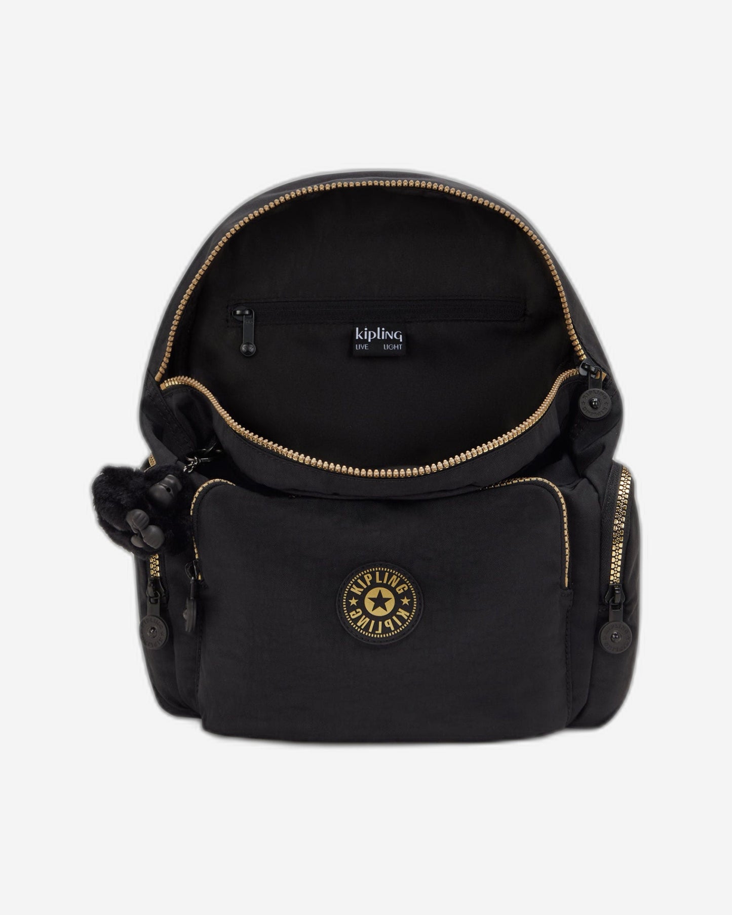 حقيبة ظهر صغيرة Kipling City Zip S Glorious Gold I7354-1BG